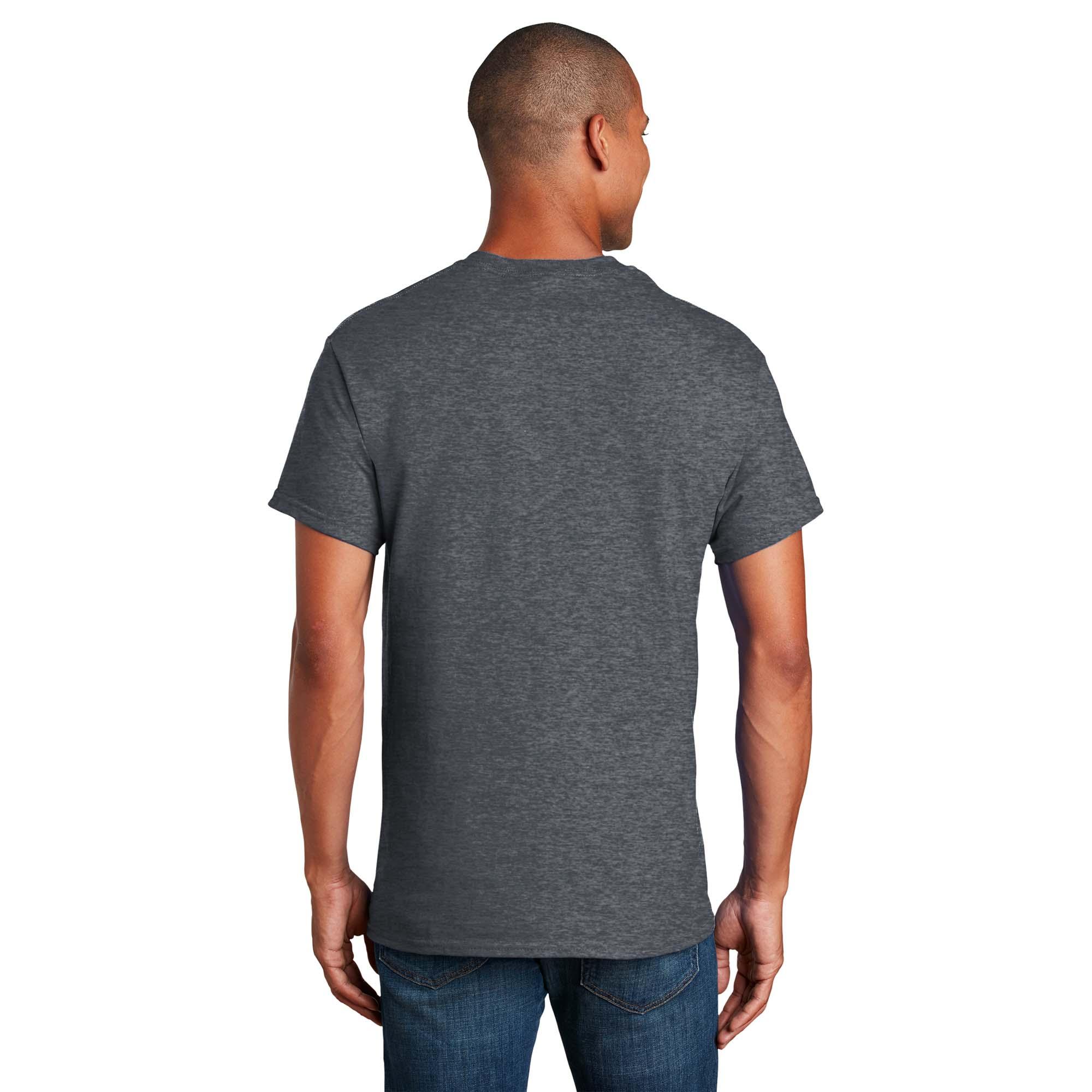 Gildan 2000 Ultra Cotton 100% US Cotton T-Shirt - Dark Heather | Full ...
