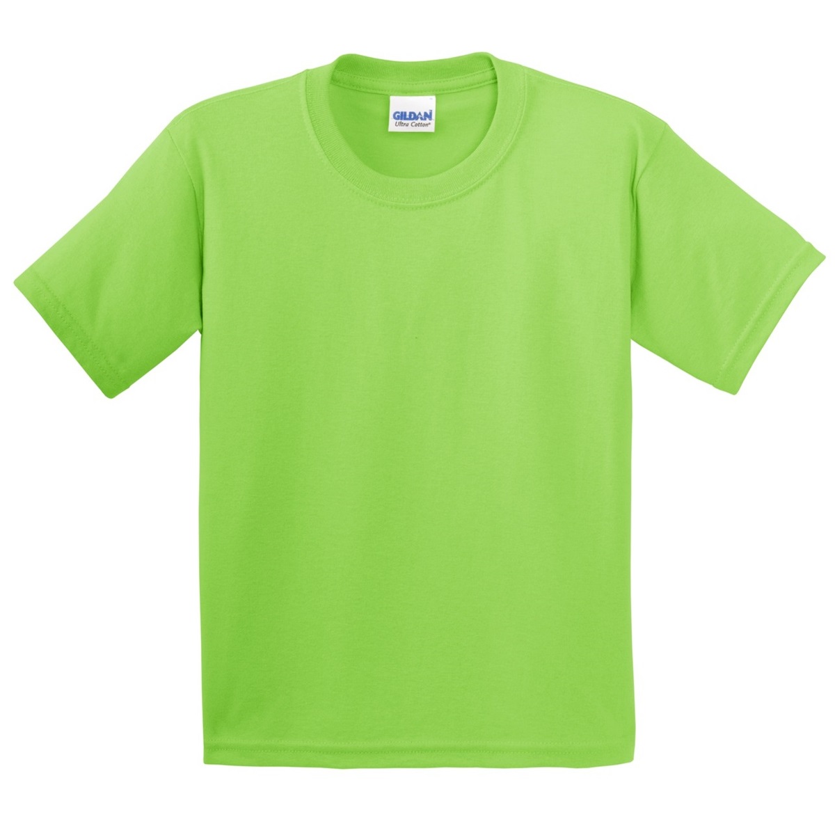 Gildan 2000B Youth Ultra Cotton 100 Cotton TShirt Lime