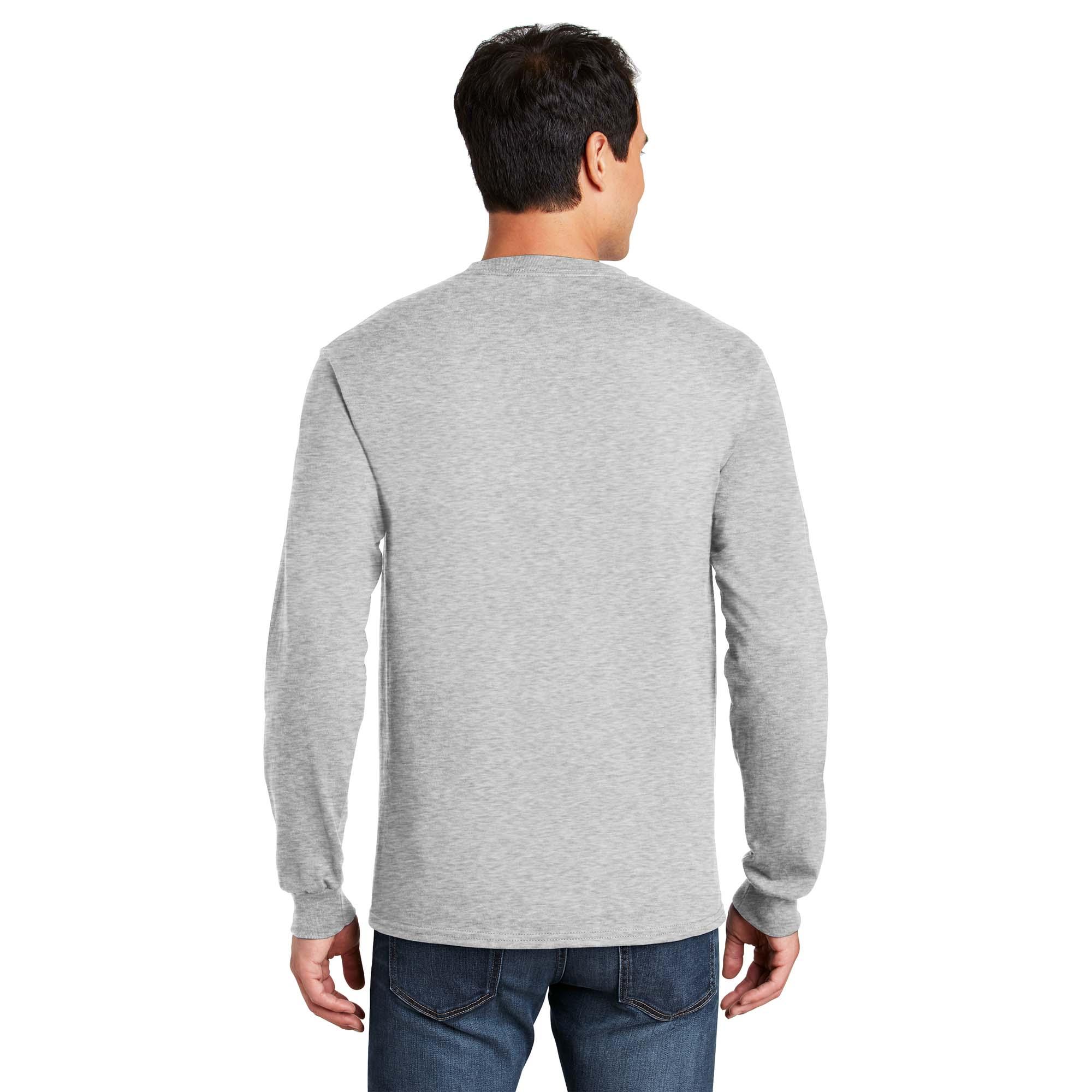 Gildan 2410 - Ultra Cotton® Long Sleeve Pocket T-Shirt