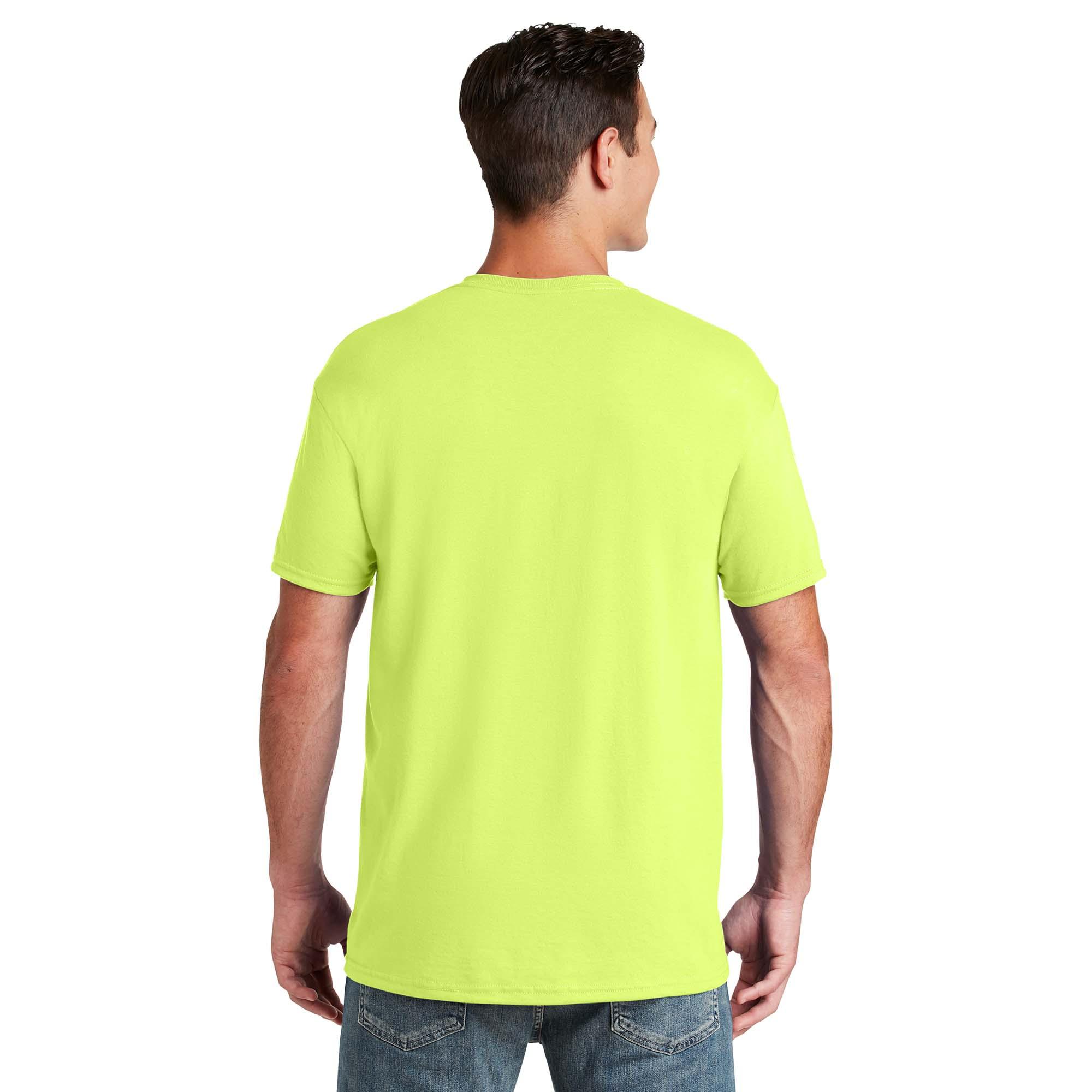 Jerzees 29M Dri-Power 50/50 Cotton/Poly T-Shirt - Safety Green