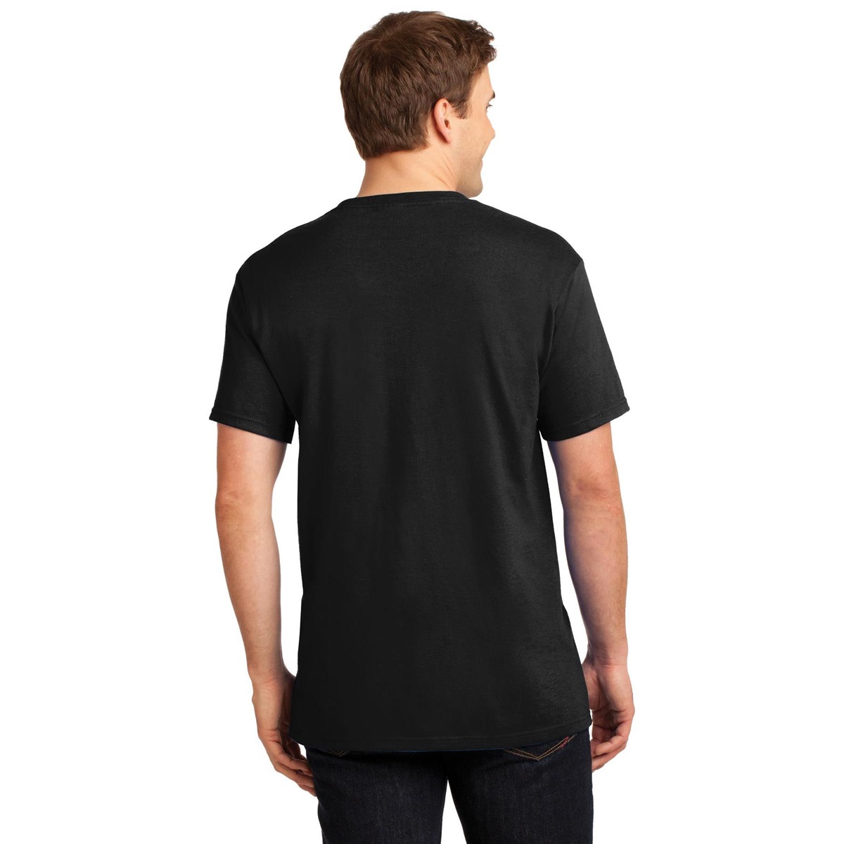Jerzees 29MP Heavyweight Blend T-Shirt with Pocket - Black | FullSource.com
