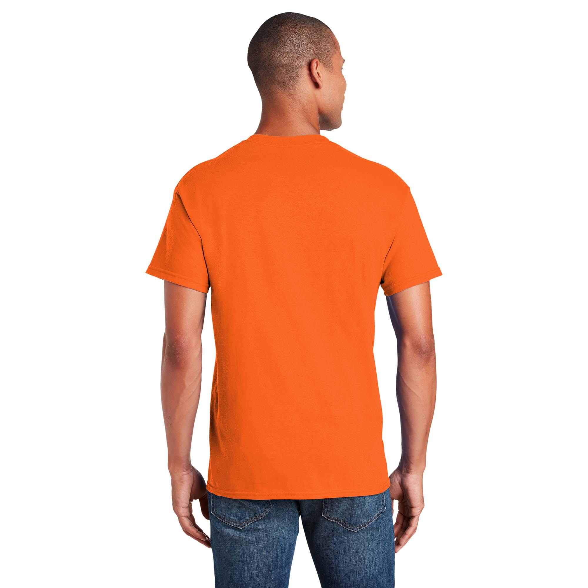 Gildan Men's T-Shirt - Orange - S