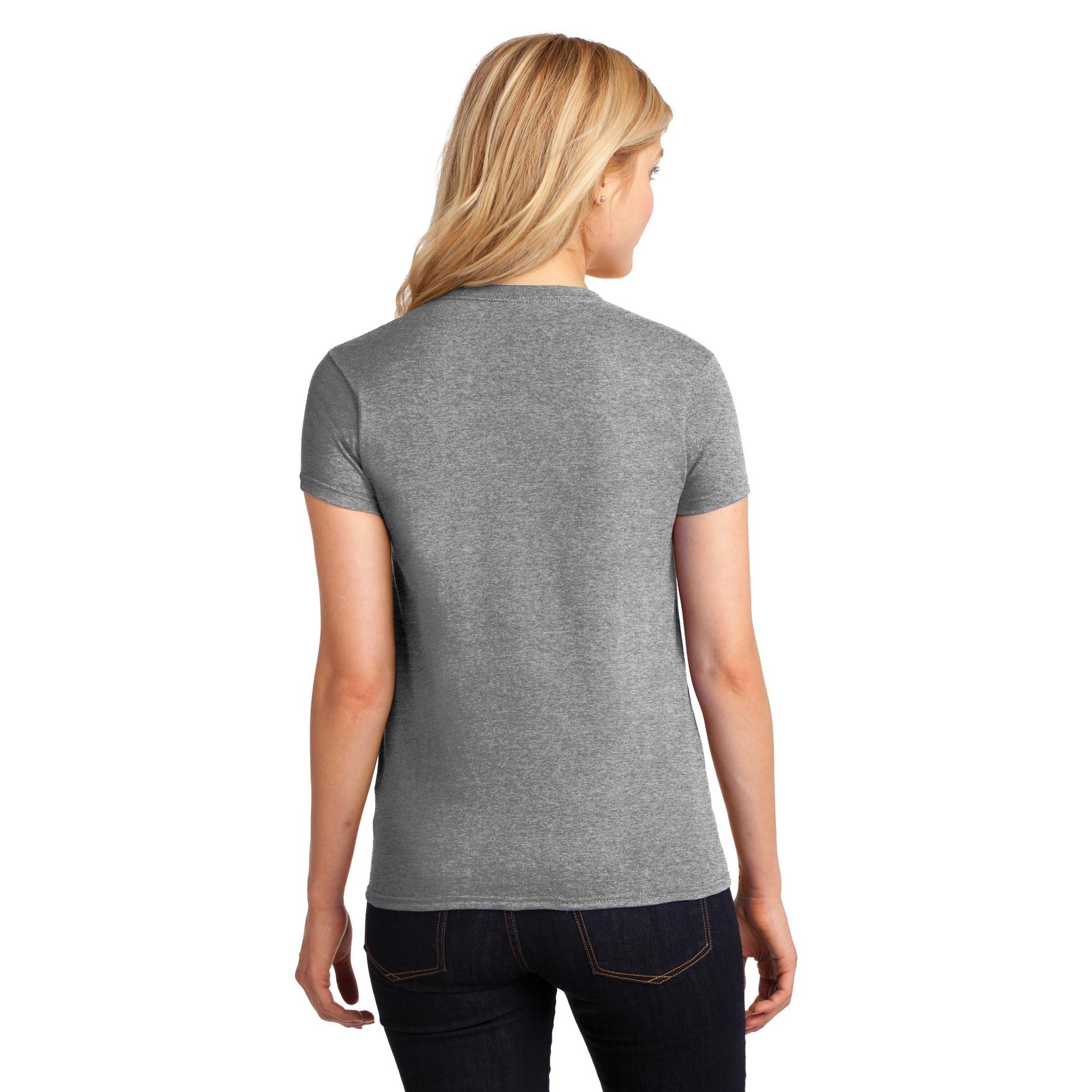 Gildan 5000L Ladies Heavy 100% Cotton T-Shirt - Graphite Heather | Full ...