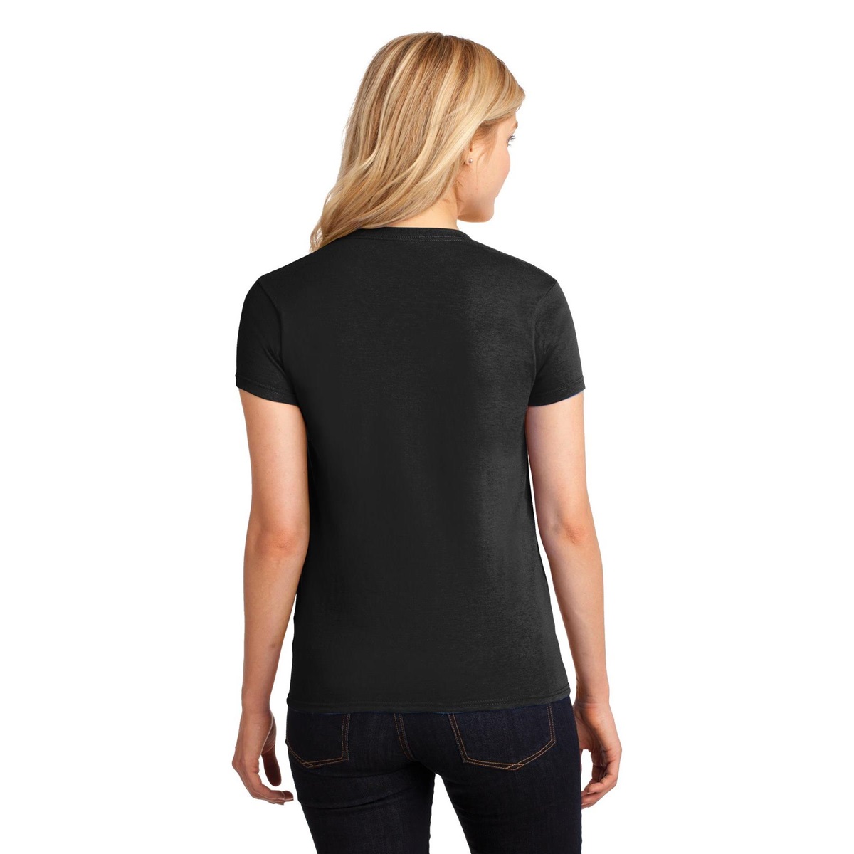 Gildan 5000L Ladies Heavy 100% Cotton T-Shirt - Black | Full Source