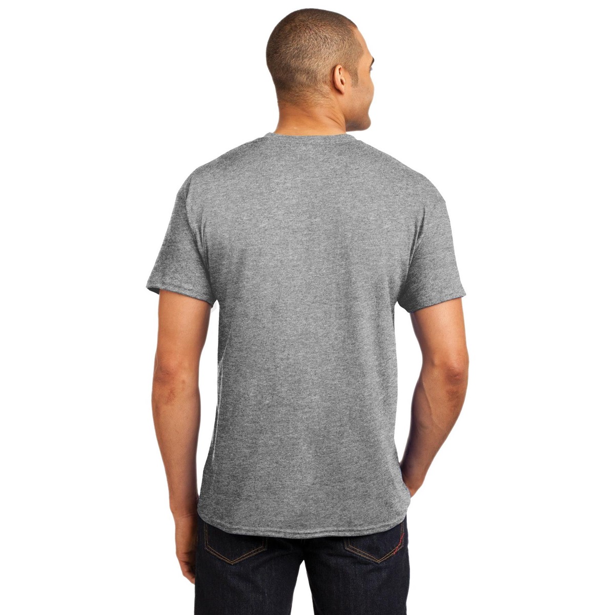 Hanes 5170 EcoSmart 50/50 Cotton/Polyester T-Shirt - Light Steel | Full ...