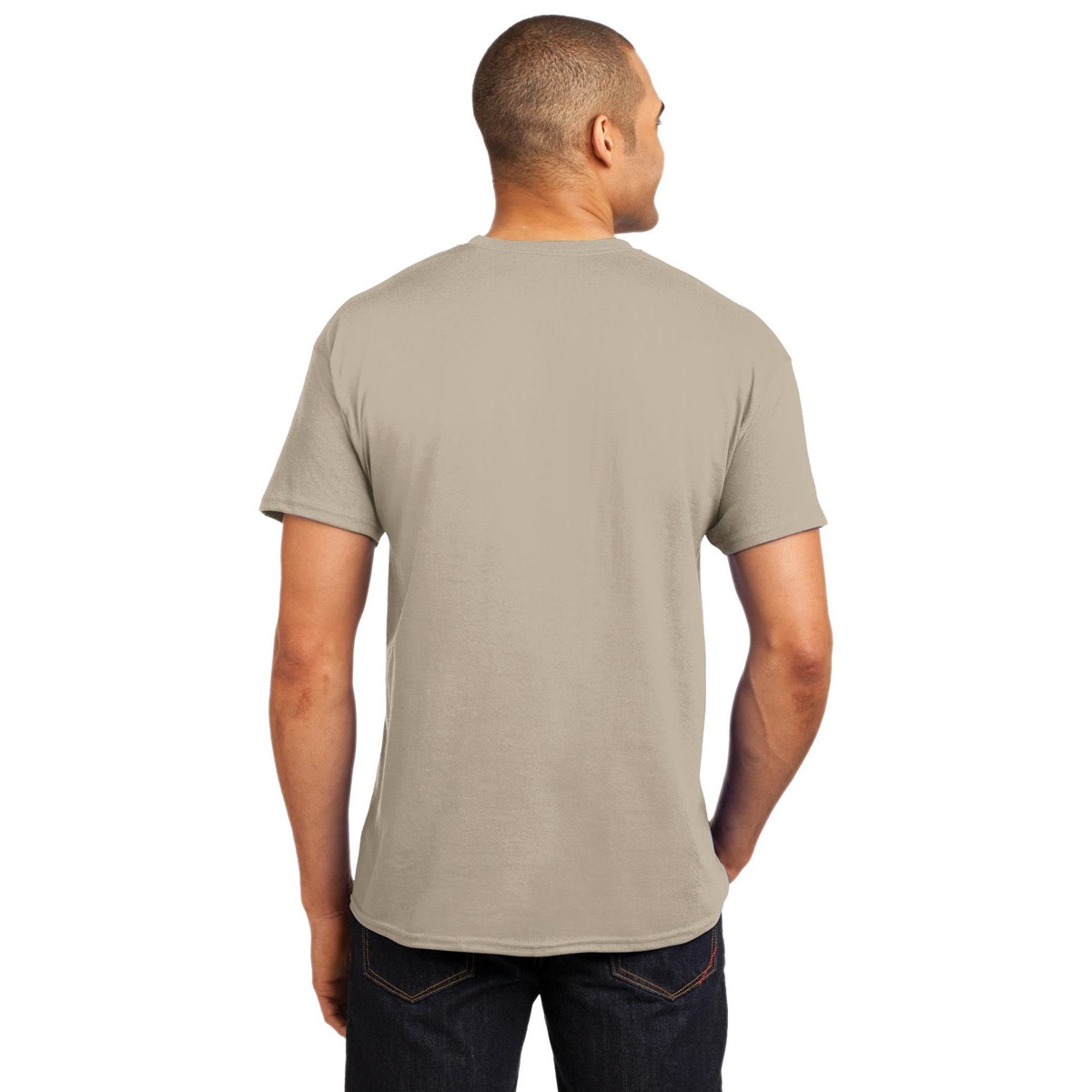 DARK CHOCOLATE 2XL - Hanes 52 oz 50//50 EcoSmart T-Shirt Style # 5170 - Original Label