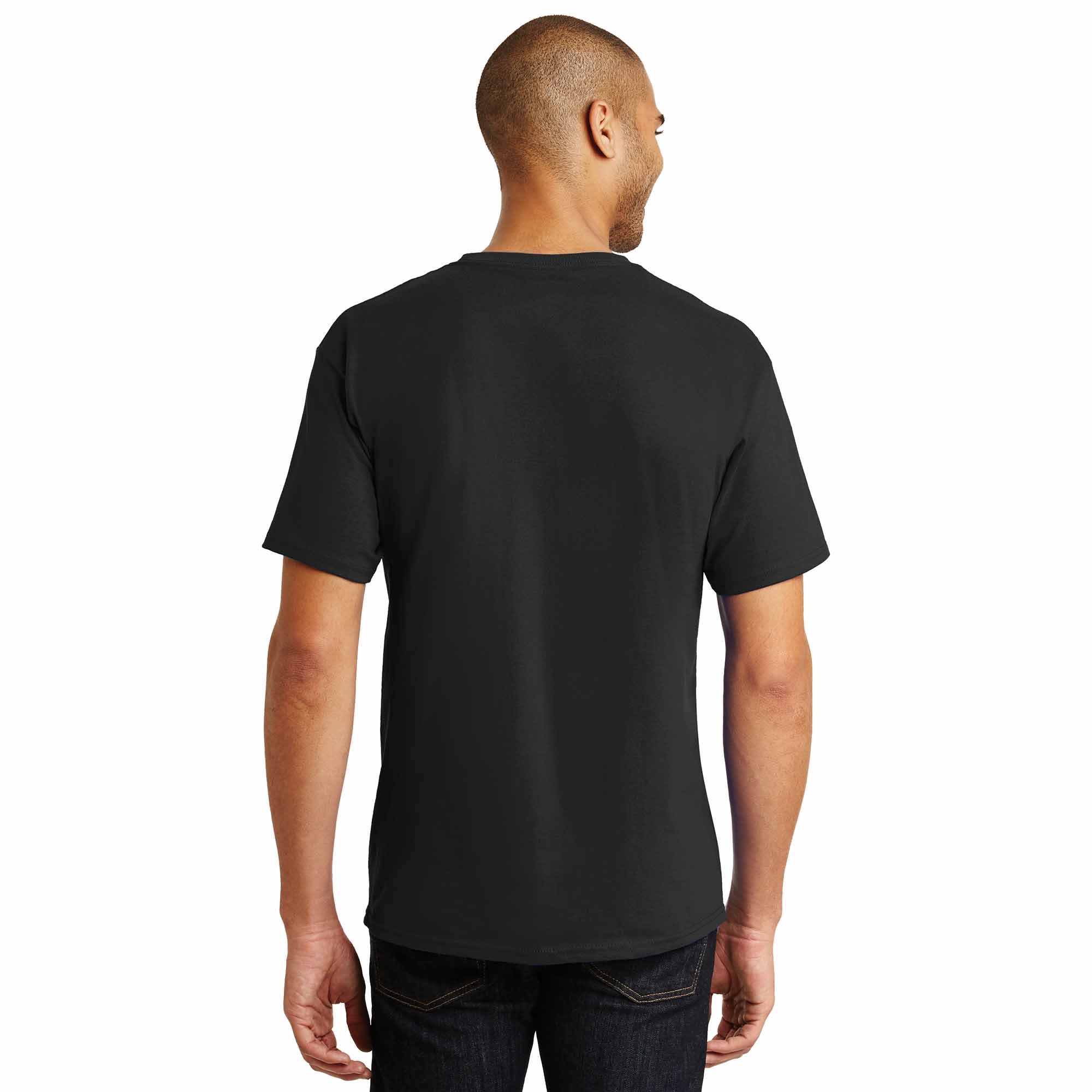 Hanes 5250 Authentic 100% Cotton T-Shirt - Black | Full Source