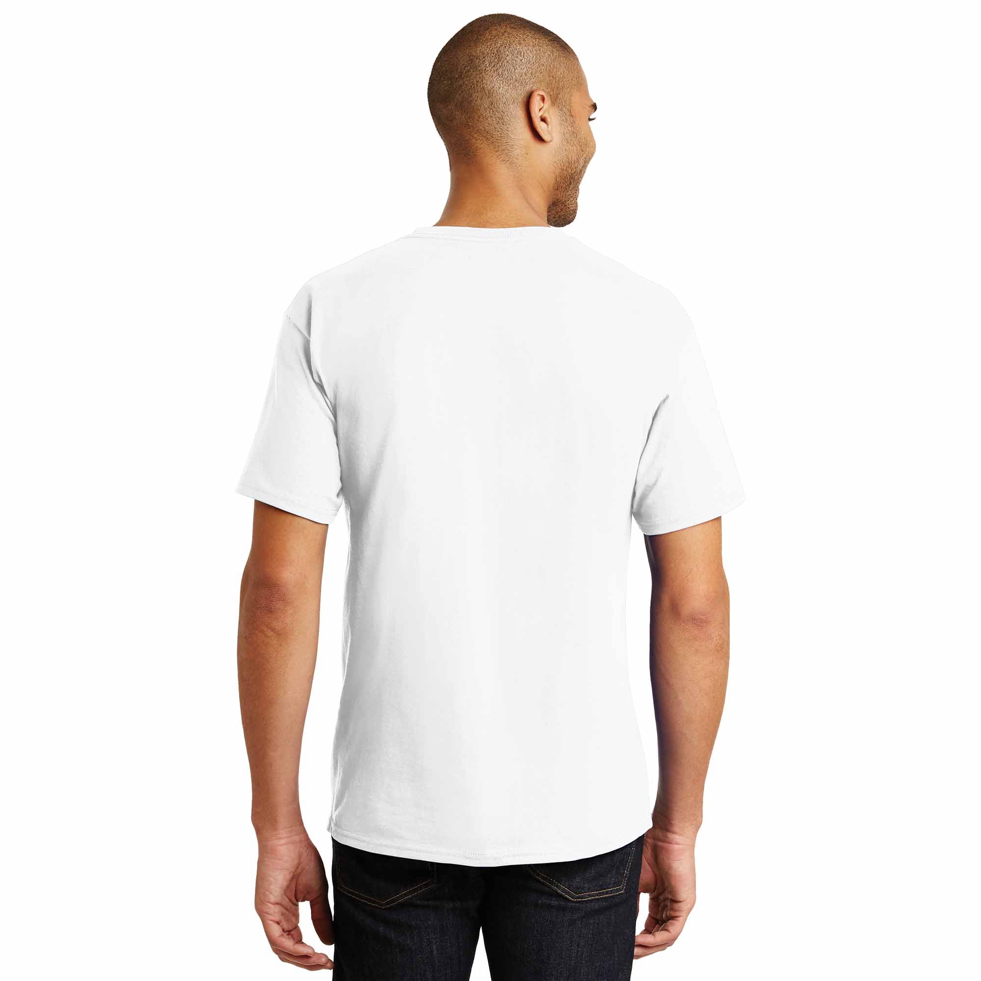 Hanes 5250 Authentic 100% Cotton T-Shirt - White | Full Source