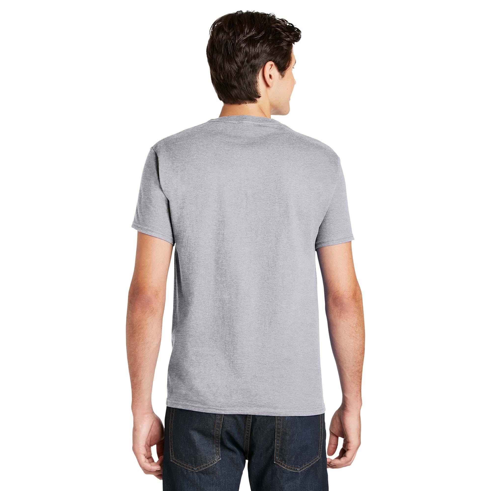 Hanes 5280 ComfortSoft Heavyweight Cotton T-Shirt - Light Steel | Full ...