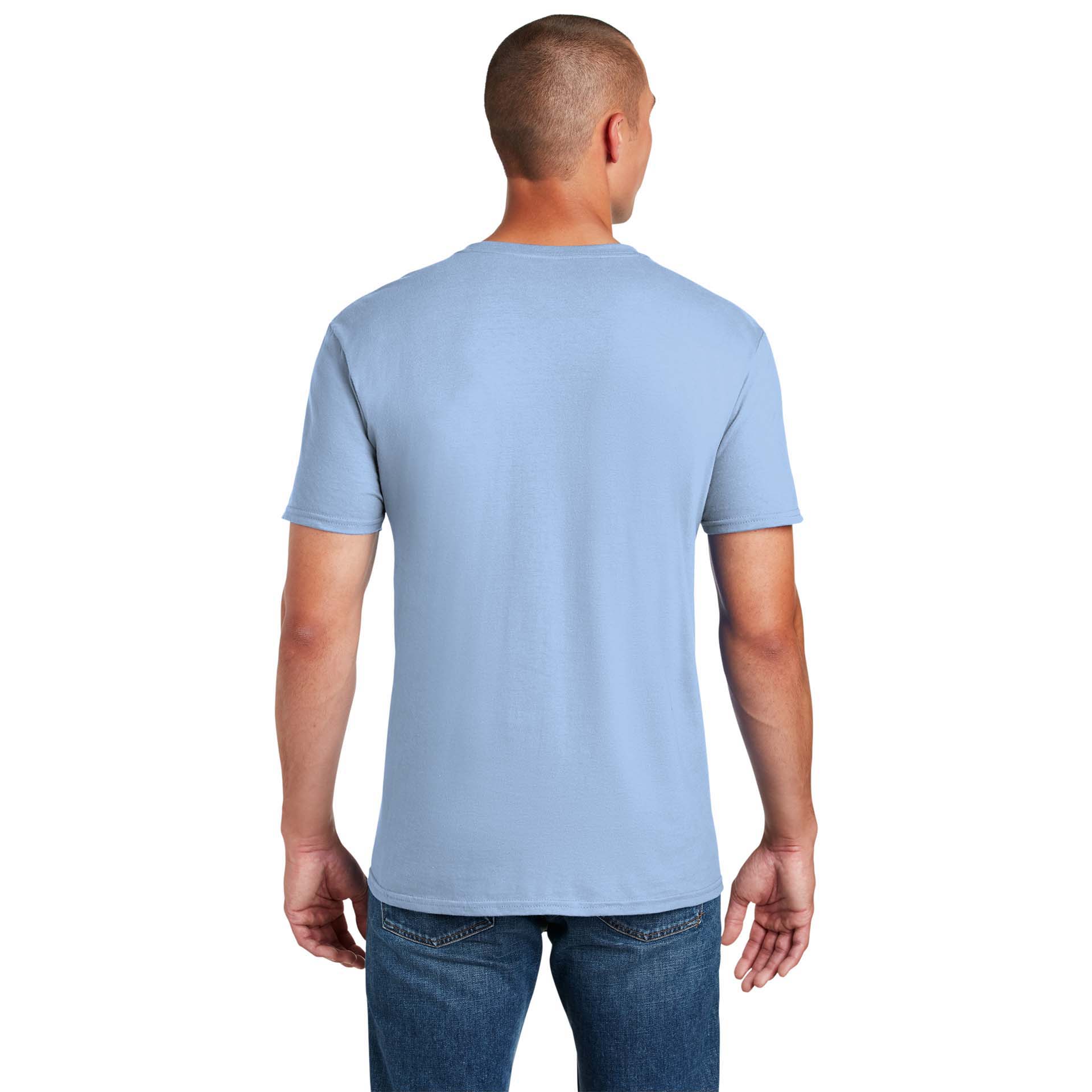 Gildan 64000 Softstyle T-Shirt - Light Blue | Full Source