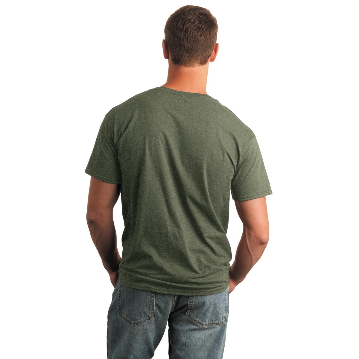 heather military green tshirt