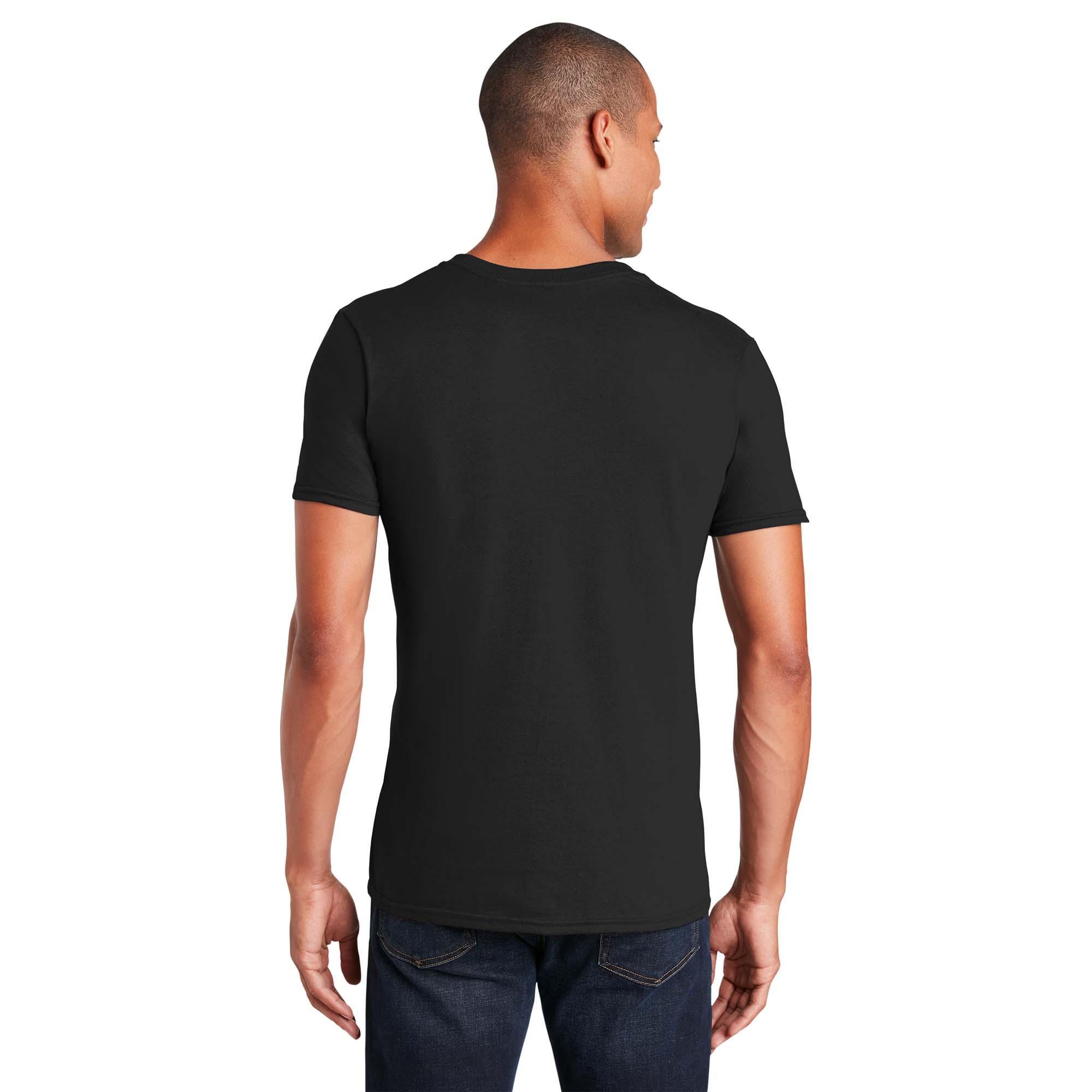 Gildan 64V00 Softstyle V-Neck T-Shirt - Black | Full Source