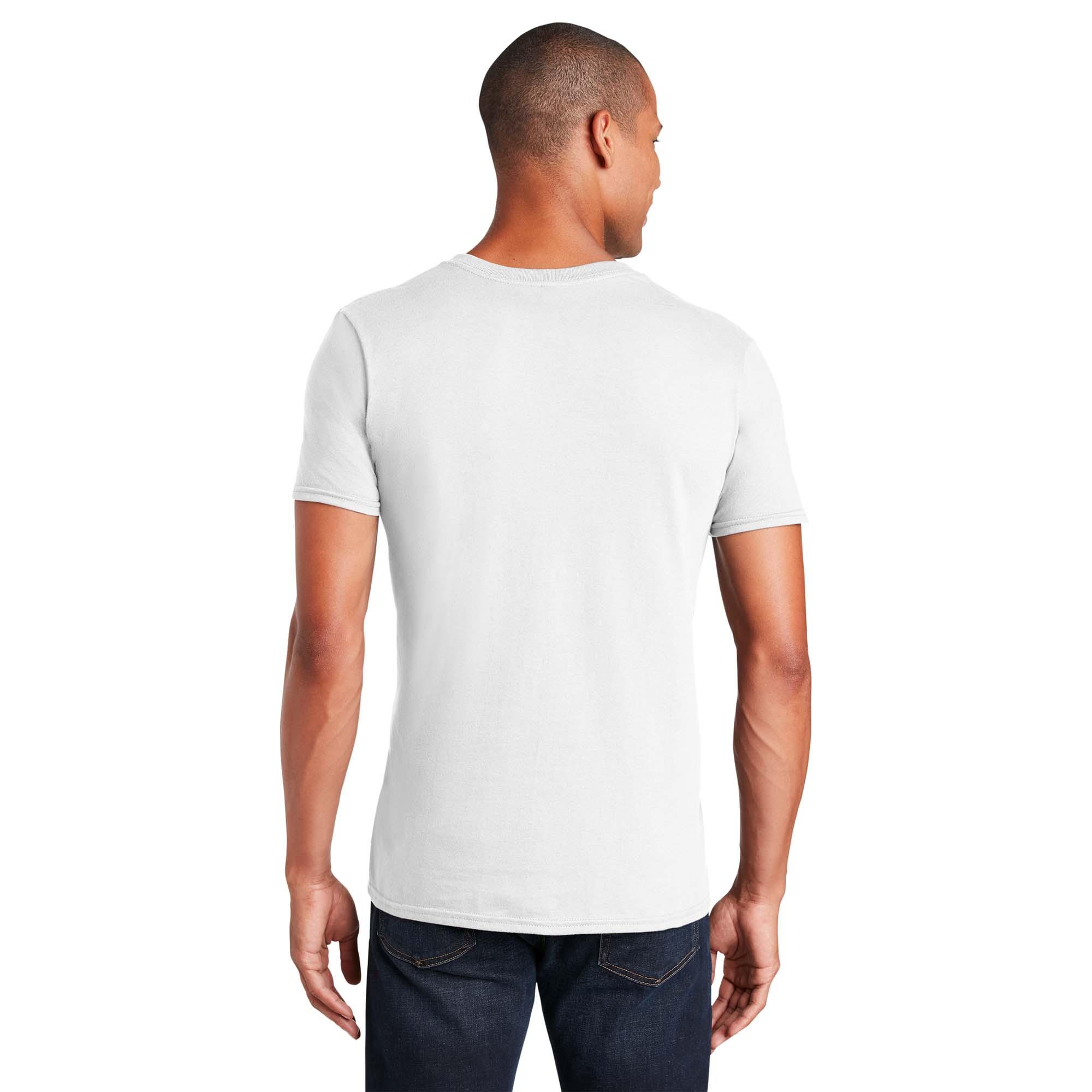 Gildan 64V00 Softstyle V-Neck T-Shirt - White | Full Source