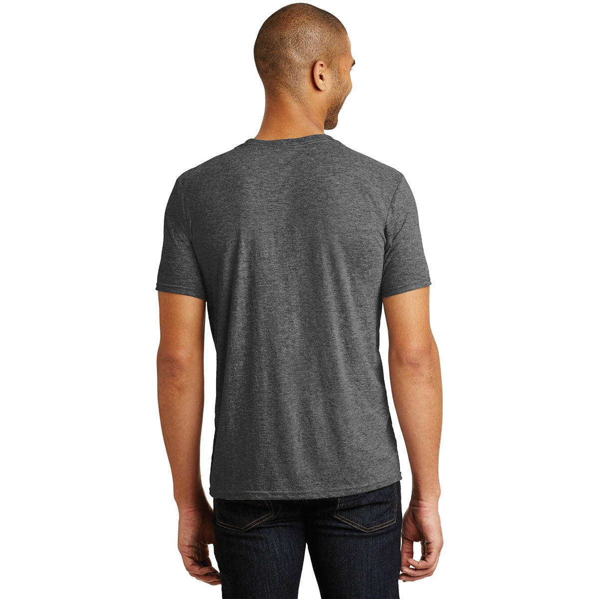 Anvil 6750 Tri-Blend Tee - Heather Dark Grey | Full Source