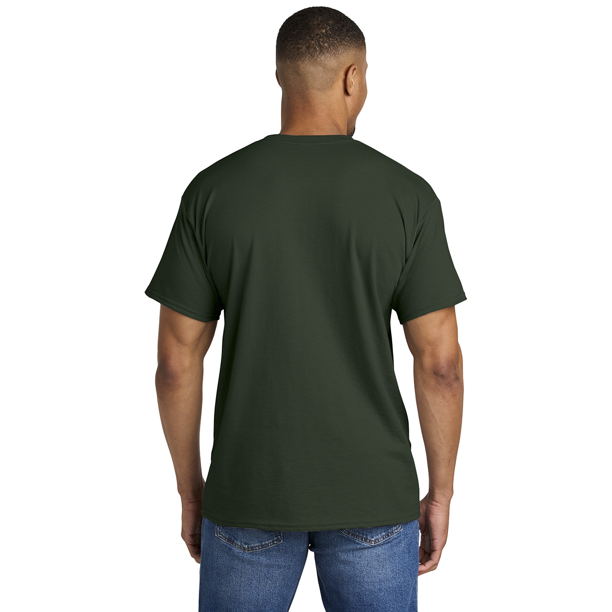Gildan 8000 DryBlend T-Shirt - Forest Green | Full Source
