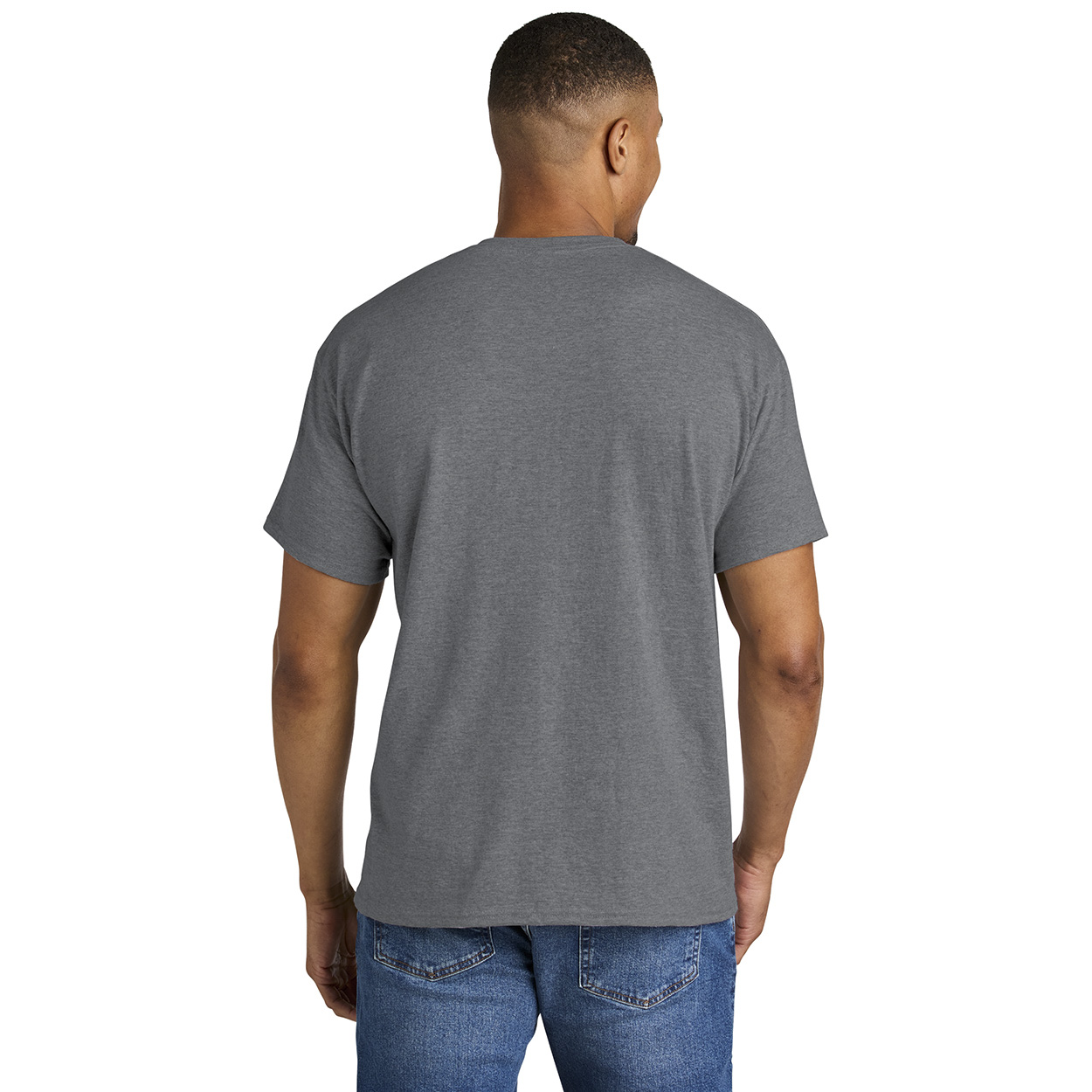 Gildan 8000 DryBlend T-Shirt - Graphite Heather | Full Source