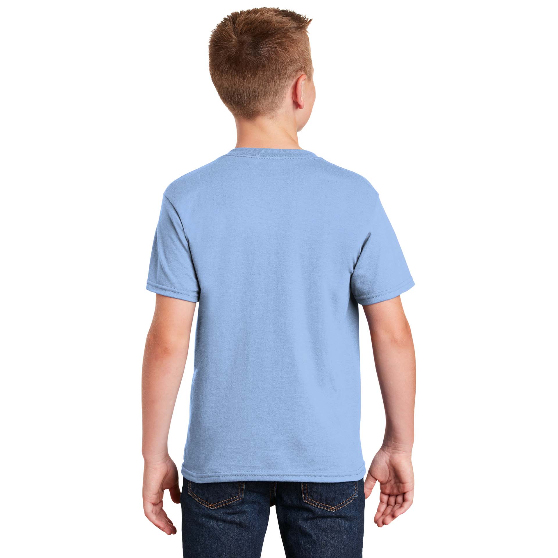 Gildan 8000B Youth DryBlend T-Shirt - Light Blue | Full Source