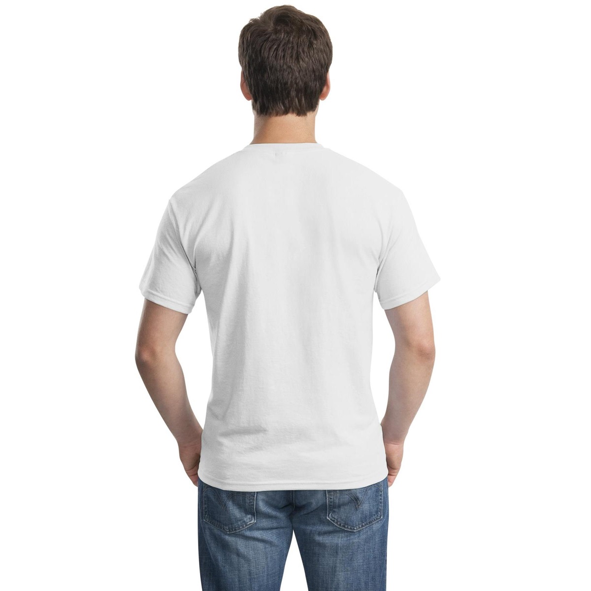 Gildan 8000 DryBlend T-Shirt - White | FullSource.com