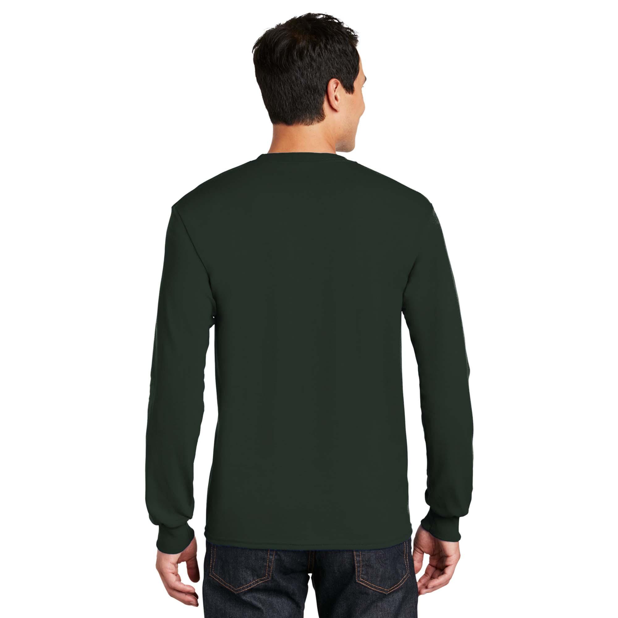 Gildan 8400 Dryblend Long Sleeve T Shirt Forest Green Full Source