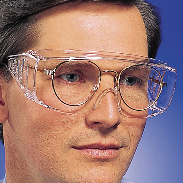 Mcr Safety 9800xl 98 Safety Glasses Clear Uncoated Lens Fits Over Prescription Glasses Fullsource Com