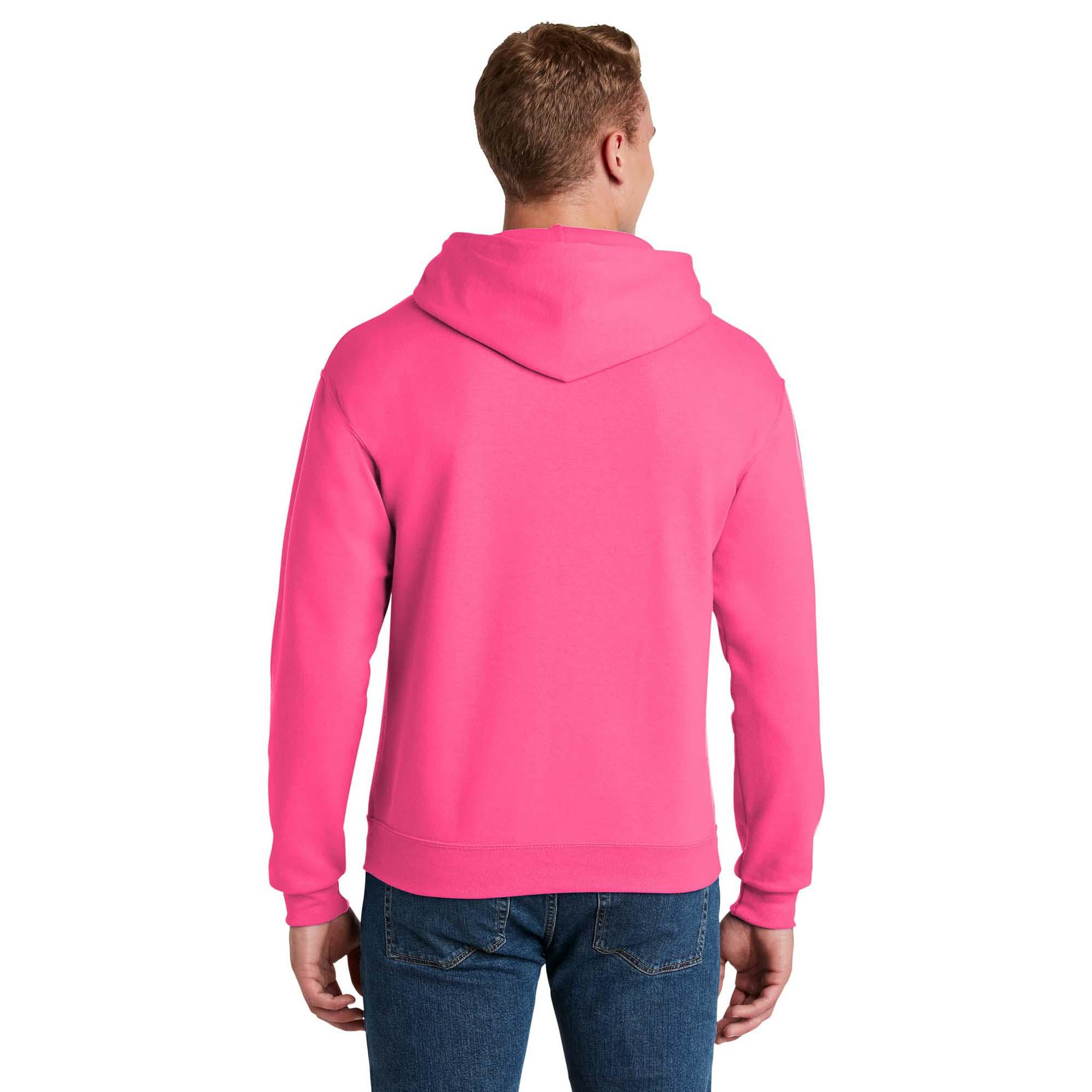 Jerzees 996M NuBlend Pullover Hooded Sweatshirt - Neon Pink | Full Source