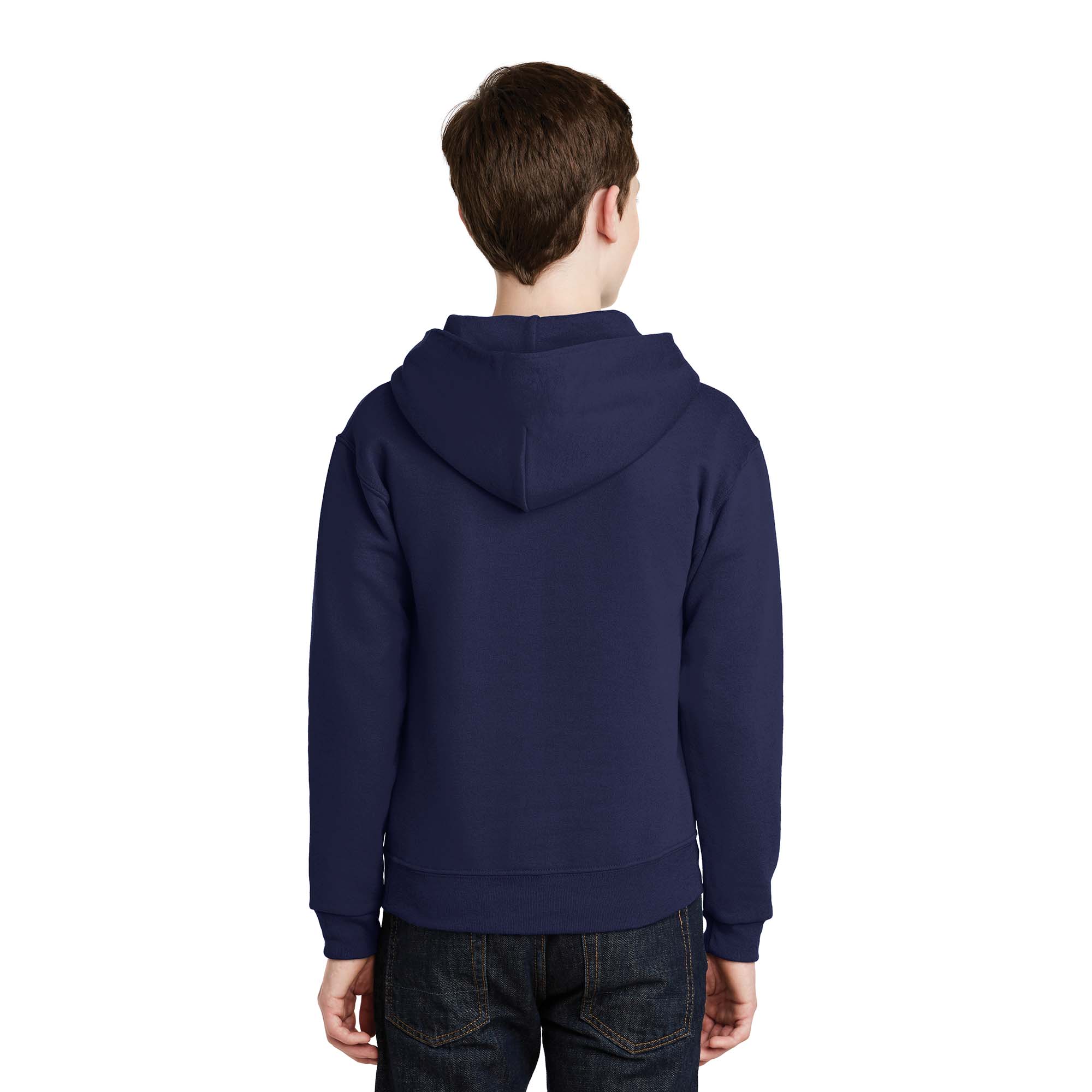 Jerzees 996Y Youth NuBlend Pullover Hooded Sweatshirt - Navy | FullSource.com