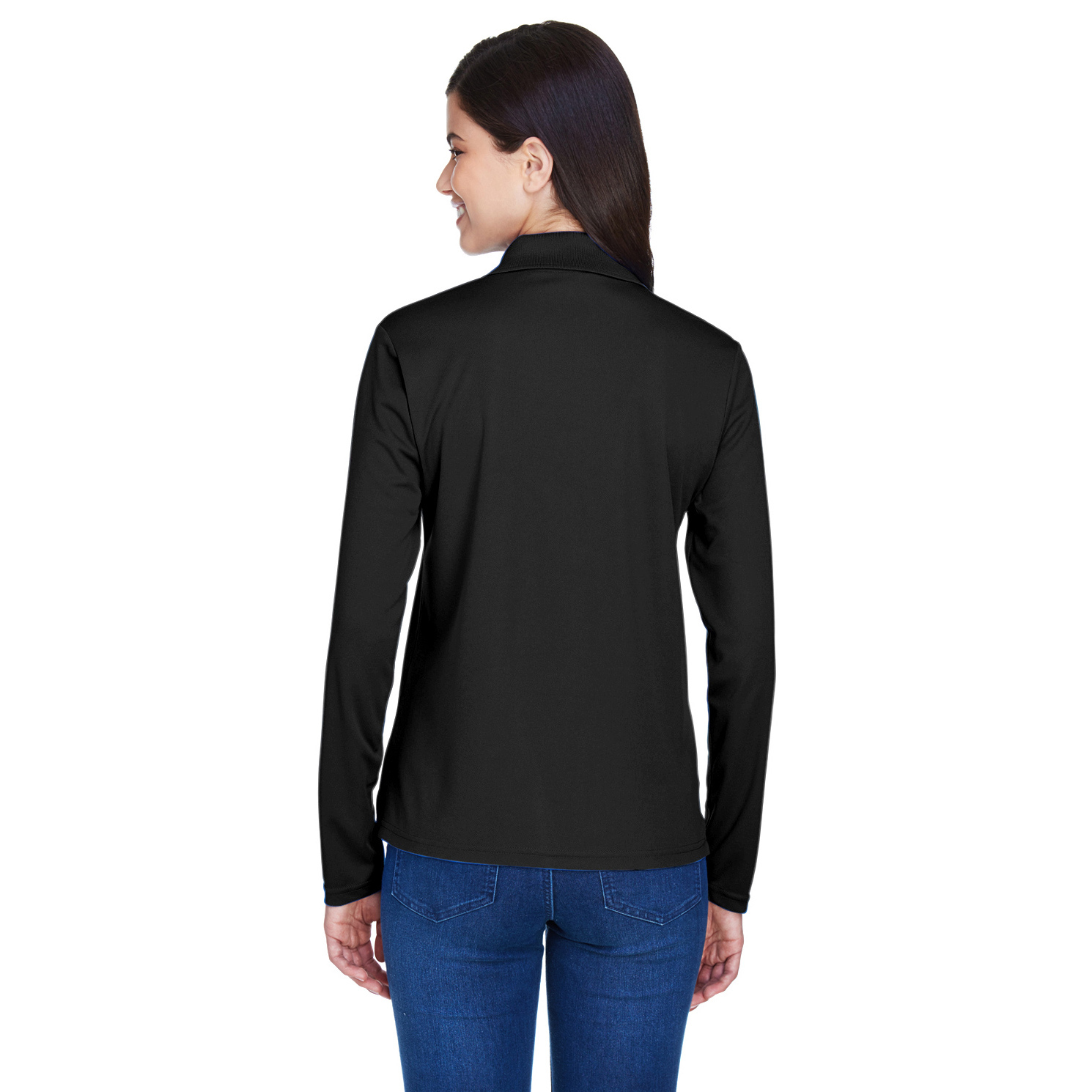 Core 365 78192 Ladies Pinnacle Performance Long Sleeve Pique Polo ...