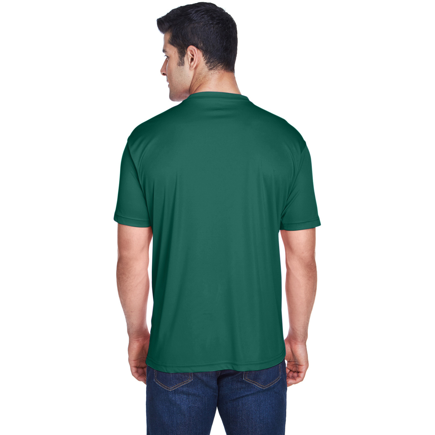 UltraClub 8420 - Men's Cool & Dry Sport Performance Interlock T-Shirt Forest Green - S