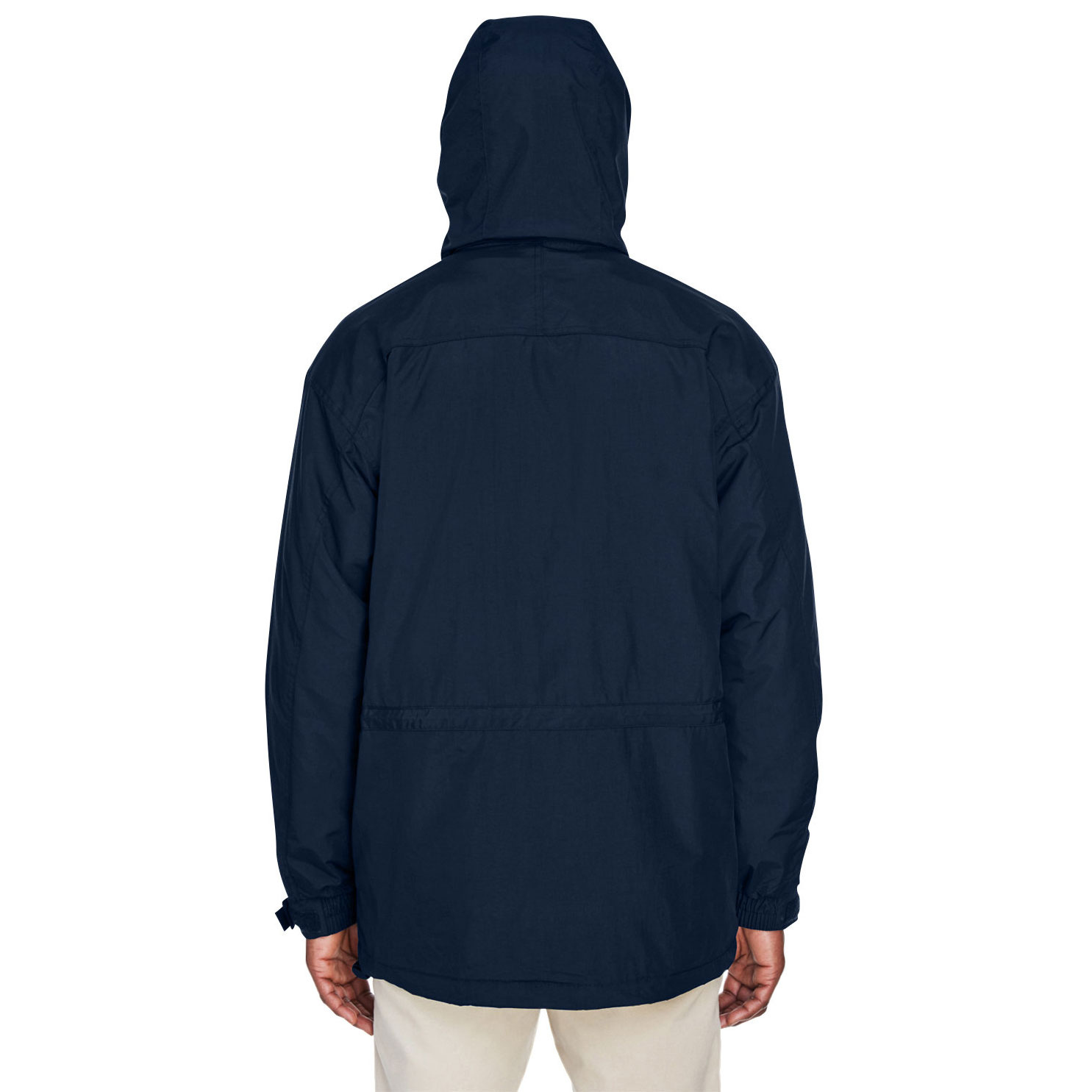 North End 88007 Adult 3-in-1 Parka with Dobby Trim - Midnight Navy