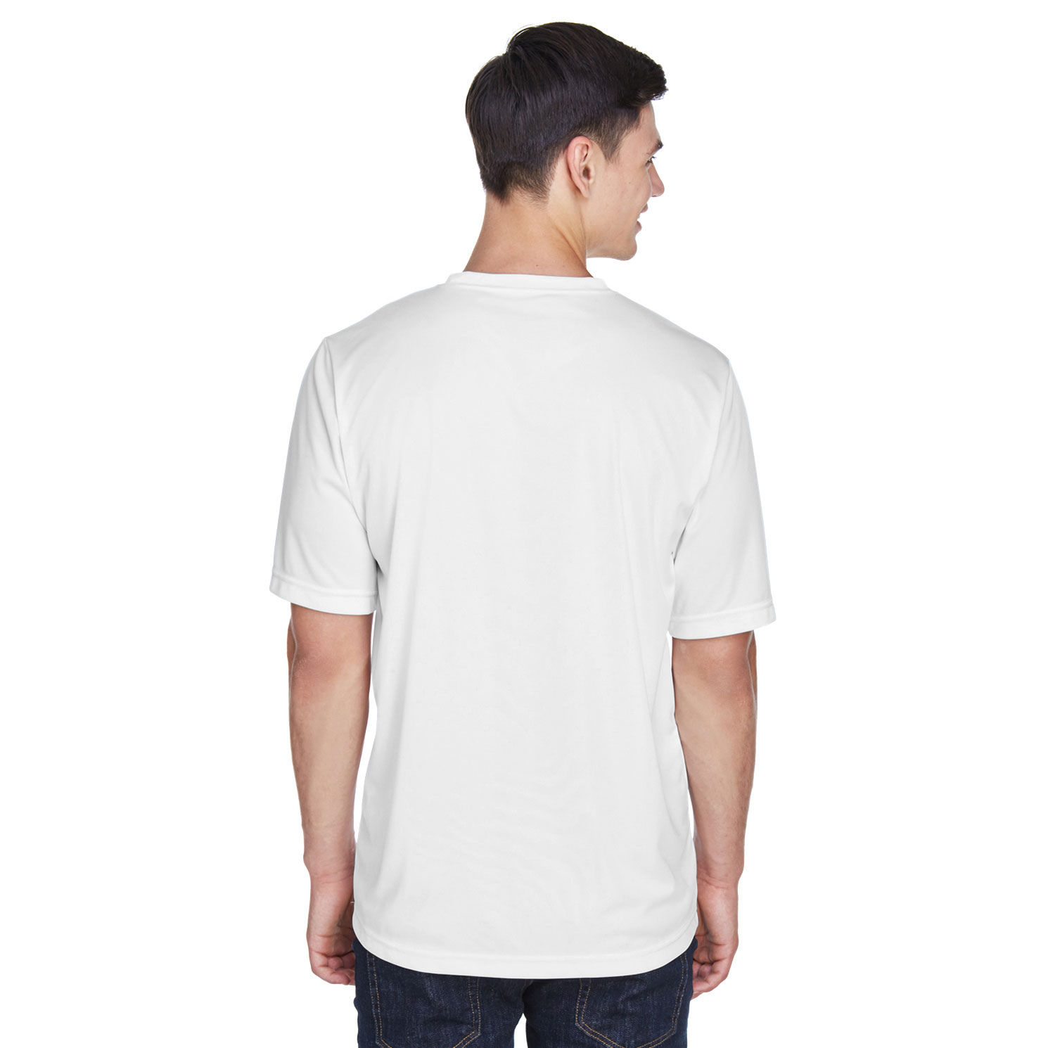 Team 365 TT11 Men's Zone Performance T-Shirt - White | Full Source