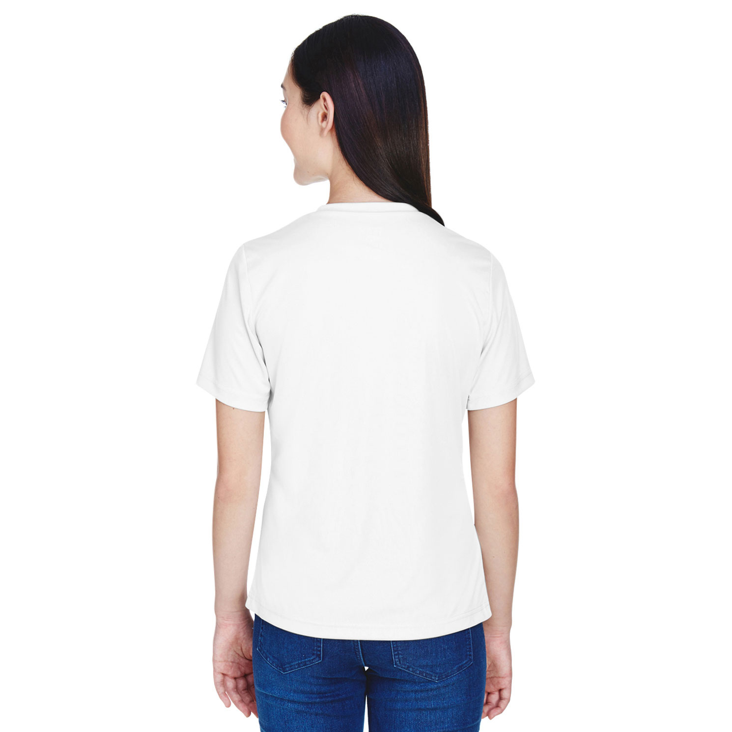 Team 365 TT11W Ladies Zone Performance T-Shirt - White | Full Source