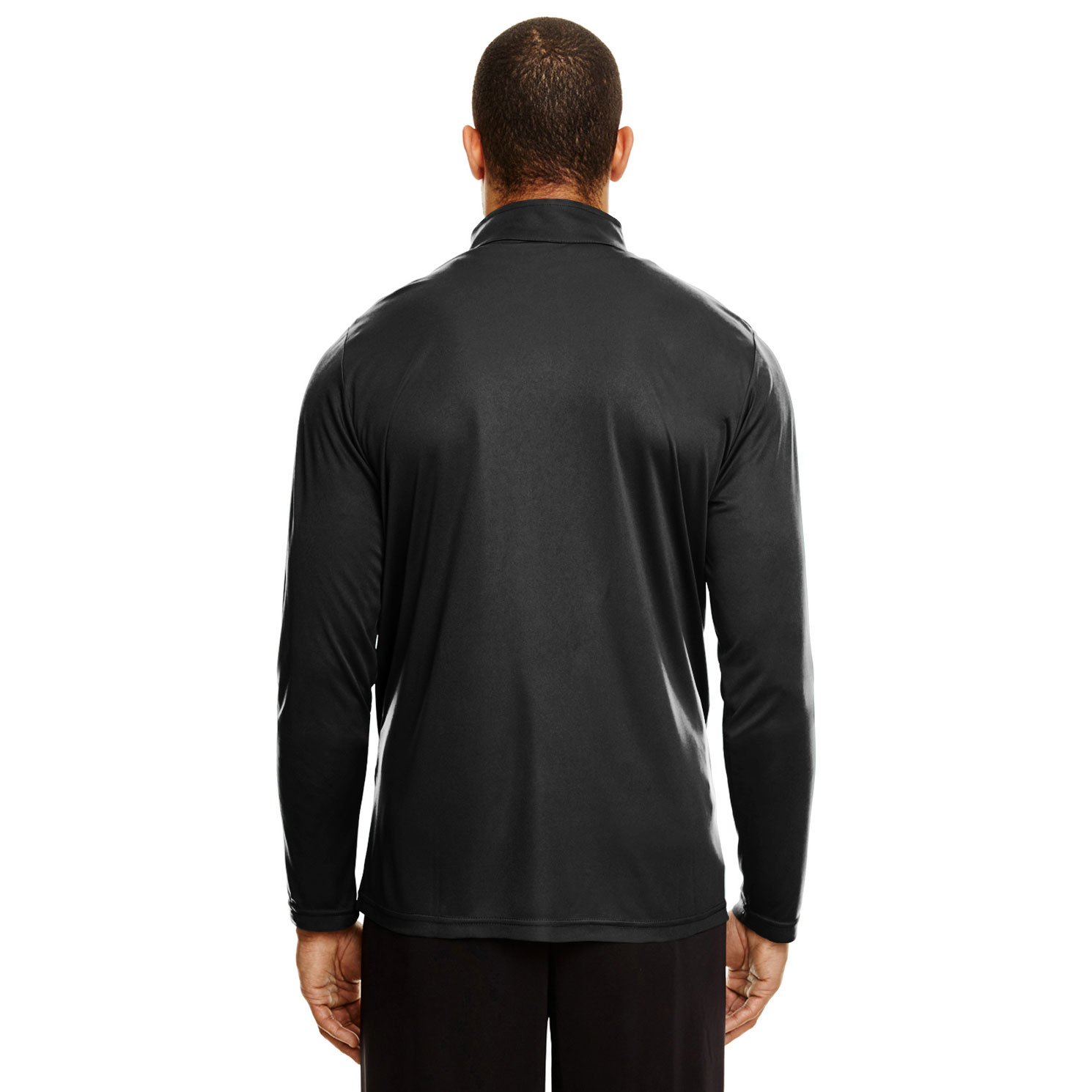 Team 365 TT31 Men's Zone Performance Quarter-Zip - Black | Full Source
