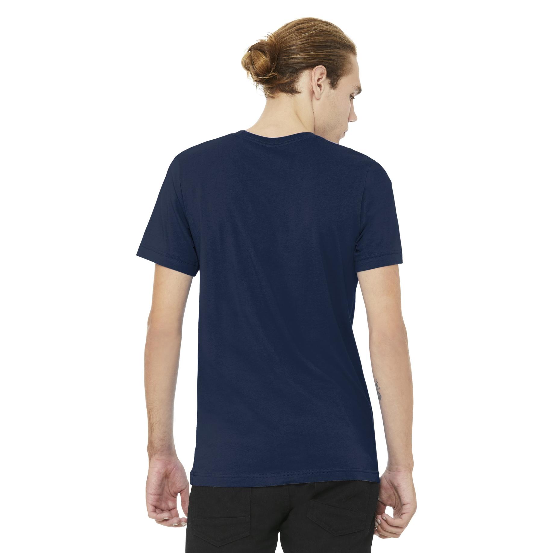 Bella + Canvas BC3001 Unisex Jersey Short Sleeve Tee - Navy | Full