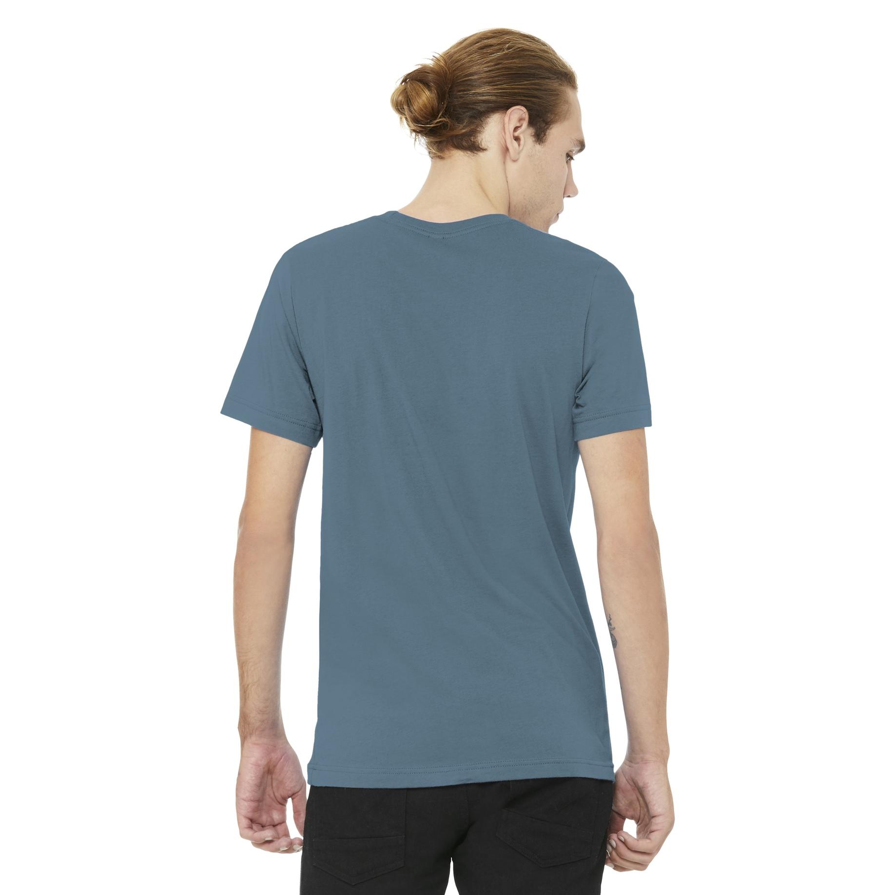 Bella + Canvas BC3001 Unisex Jersey Short Sleeve Tee - Steel Blue ...