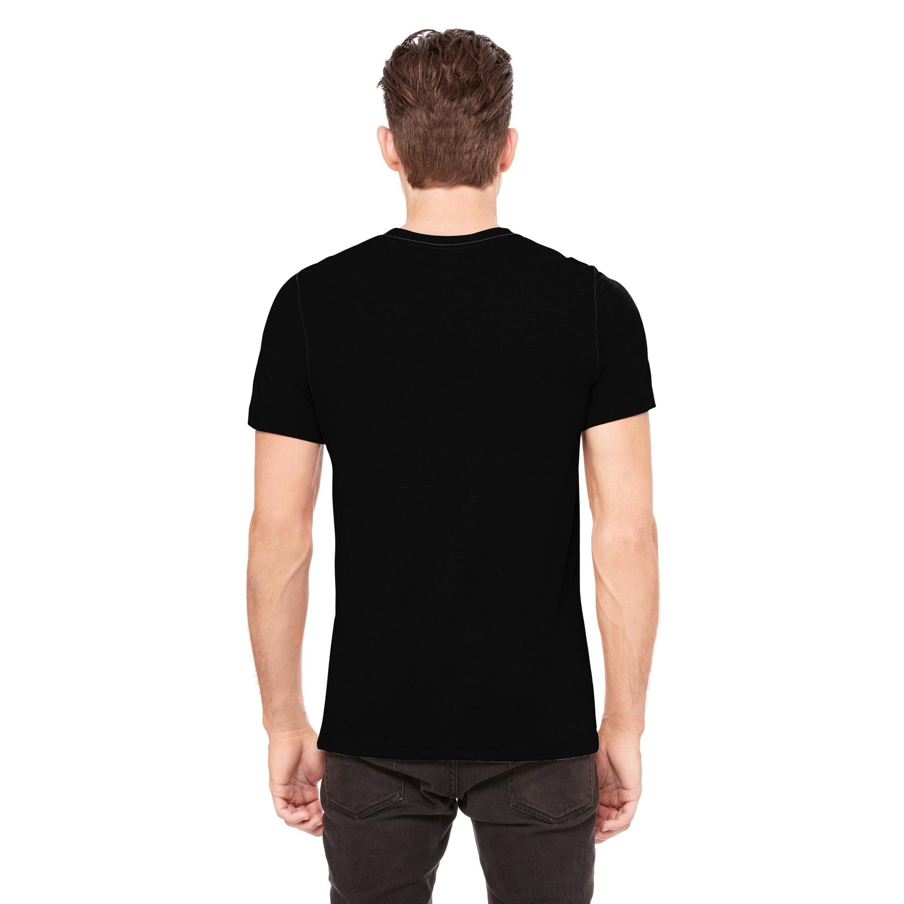 Bella + Canvas BC3413 Unisex Triblend Short Sleeve Tee - Solid Black ...