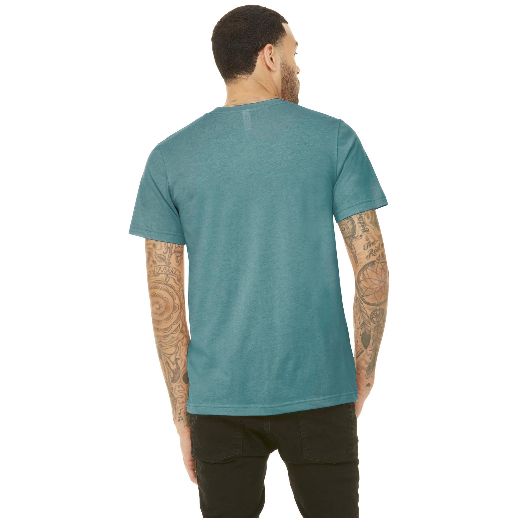 Bella + Canvas BC3413 Unisex Triblend Short Sleeve Tee - Teal Triblend ...