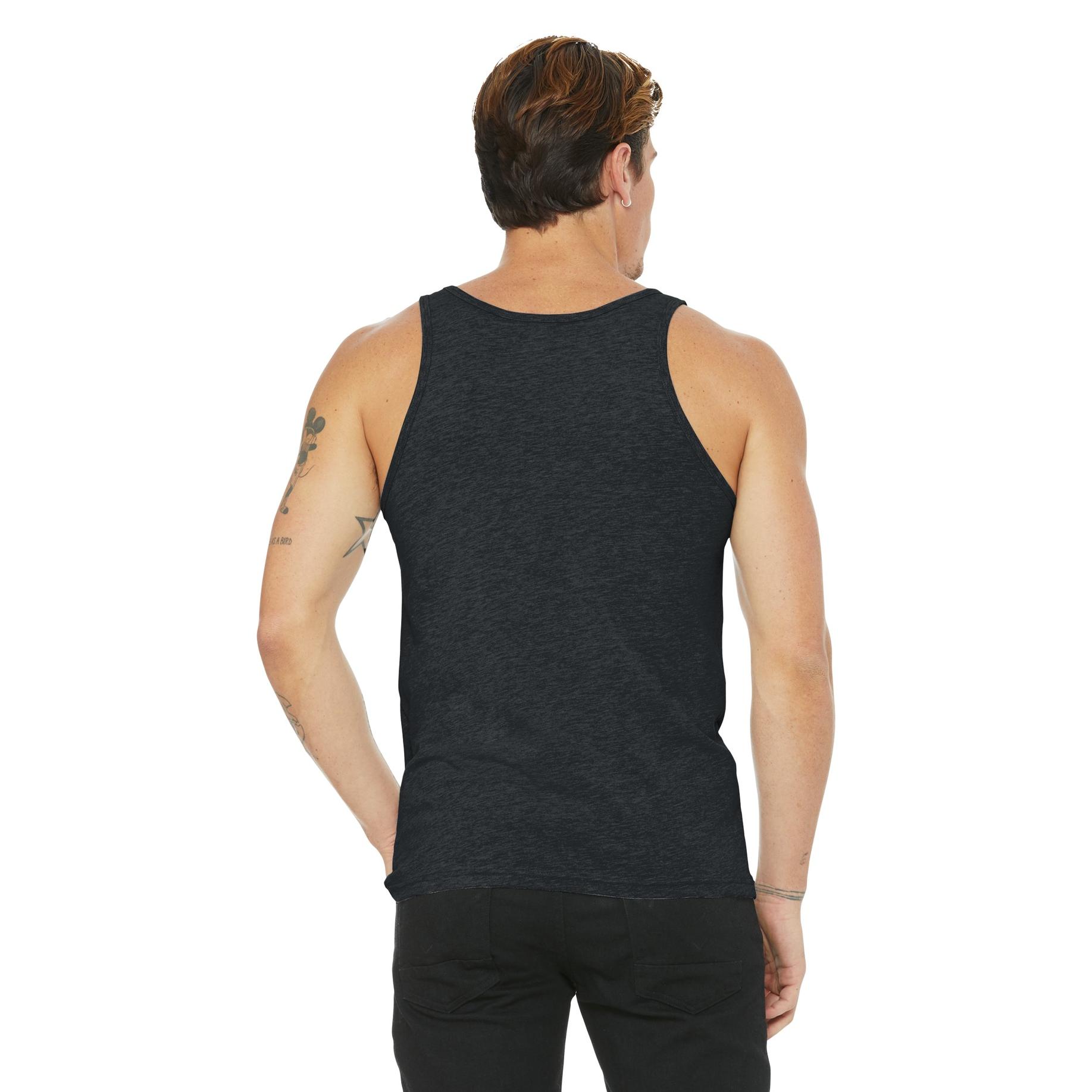 Bella Canvas BC3480 Unisex Jersey Tank Dark Grey Heather
