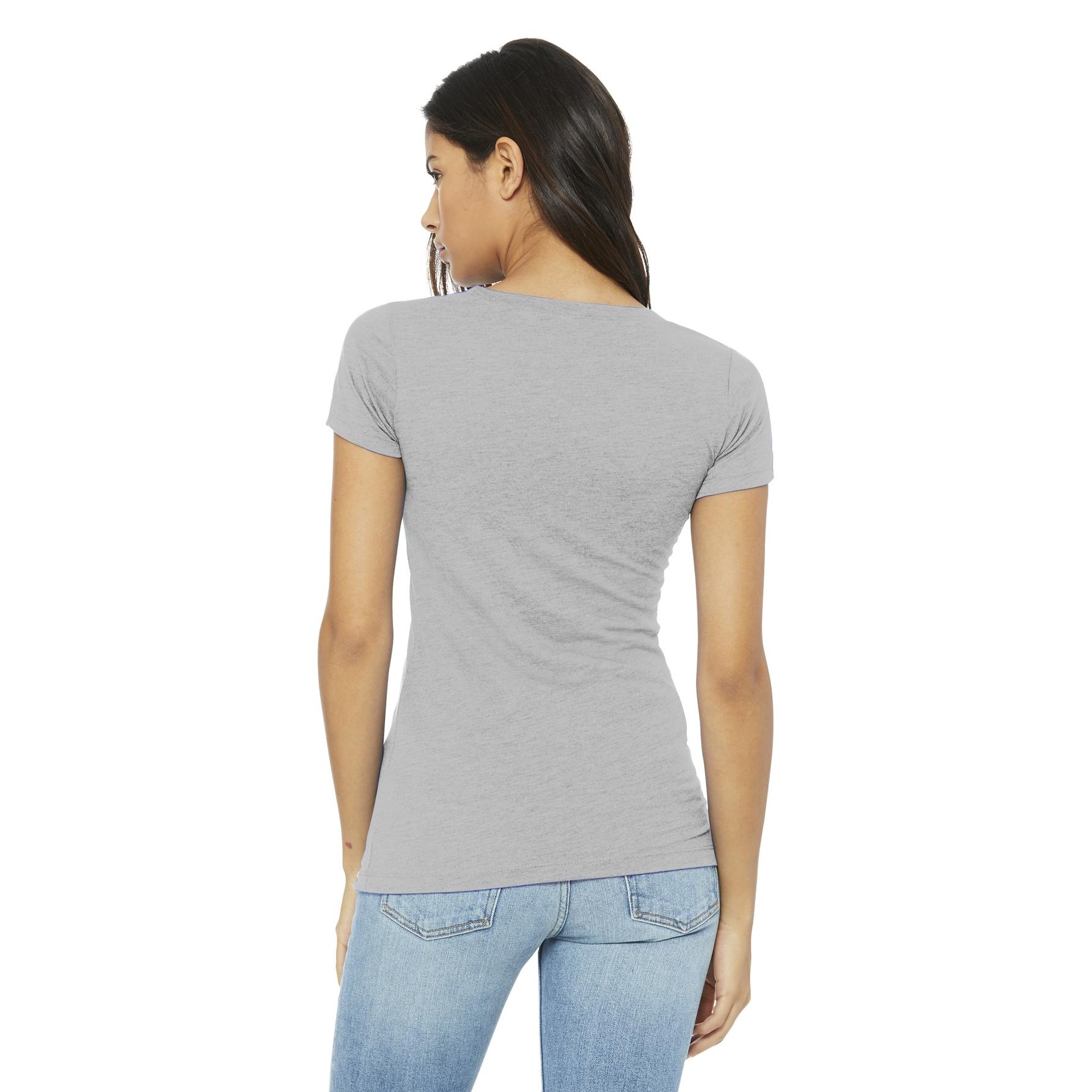 Bella + Canvas Bc6004 Women's The Favorite Tee - Silver 