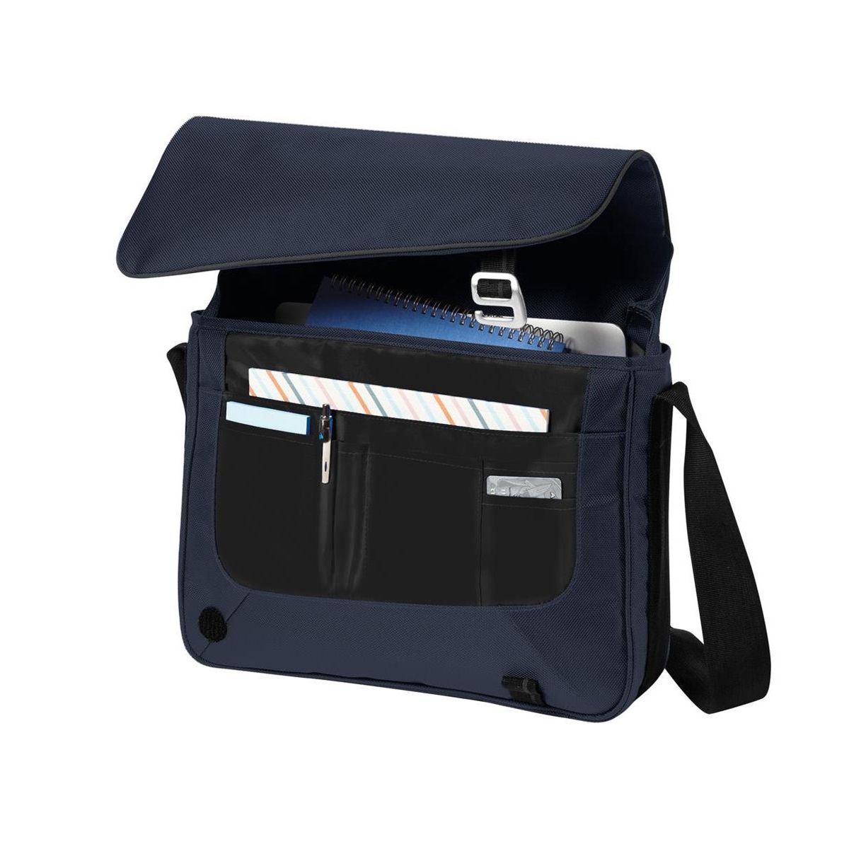 Port Authority Luggage-and-Bags Trt Messenger OSFA Dark Steel Blue/Black 