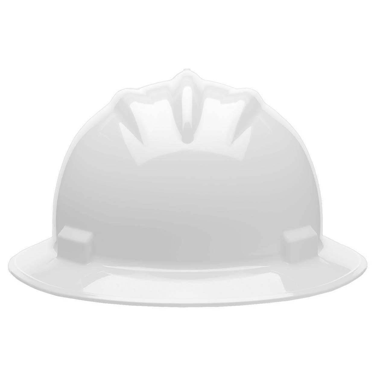 Bullard S71WHR Standard Full Brim Hard Hat - Ratchet Suspension - White ...