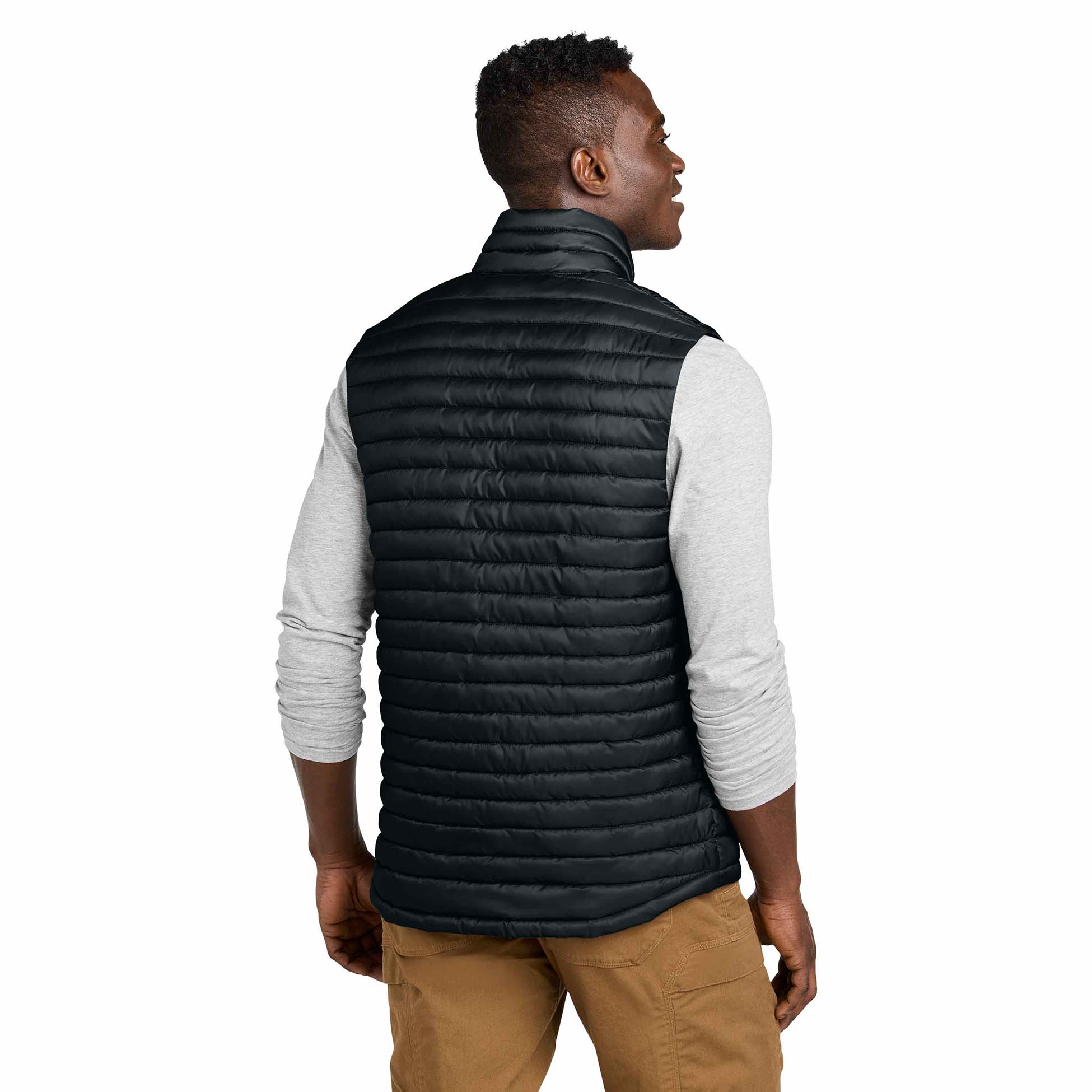 Eddie Bauer EB516 Packable Quilted Vest - Black | Full Source