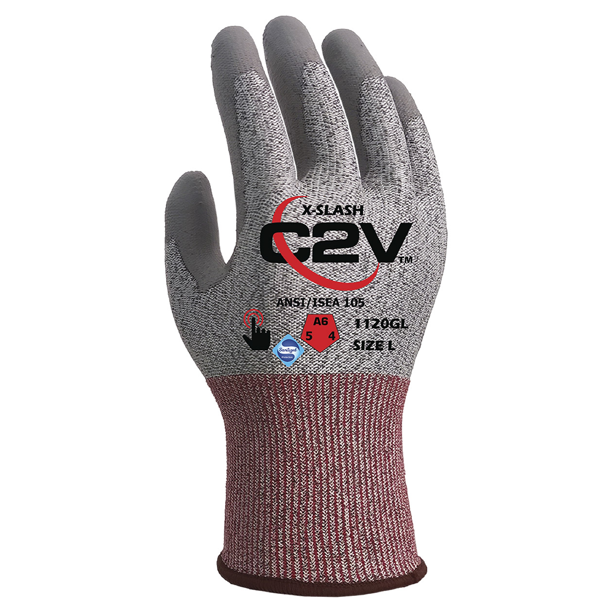C2V X-Slash 1120G Cut Level A6 Engineered HPPE Gloves