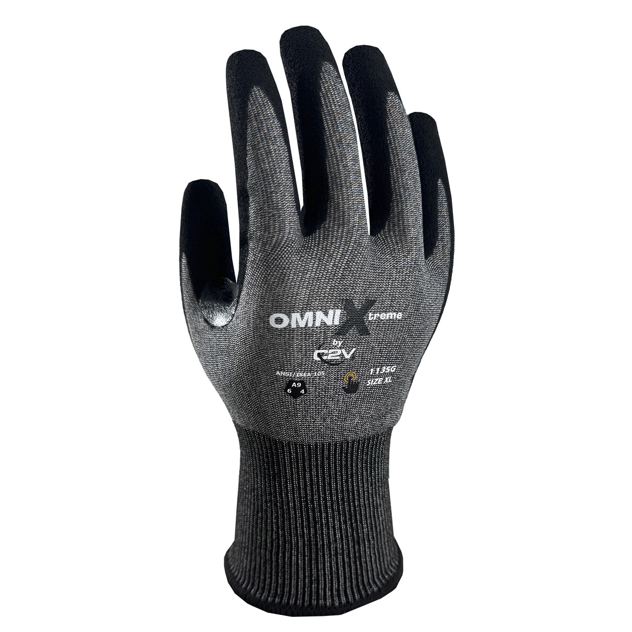 C2V Omni-X 1135G Cut Level A9 18-Gauge Engineered Gloves - Sandy