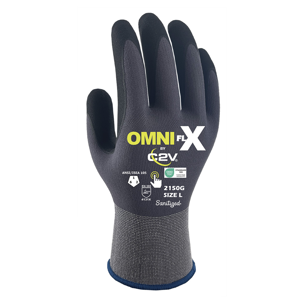 C2V Omni FLX 2150G Premium Nylon/Spandex Shell Gloves - Foam