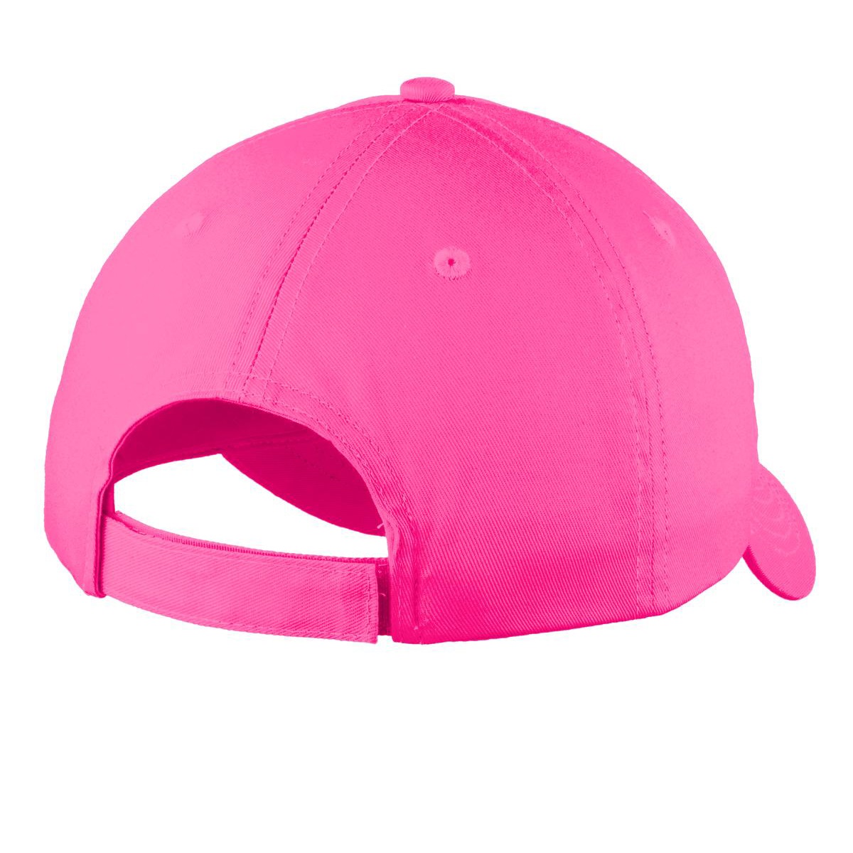 Port & Company C914 Six-Panel Unstructured Twill Cap - Neon Pink | Full ...