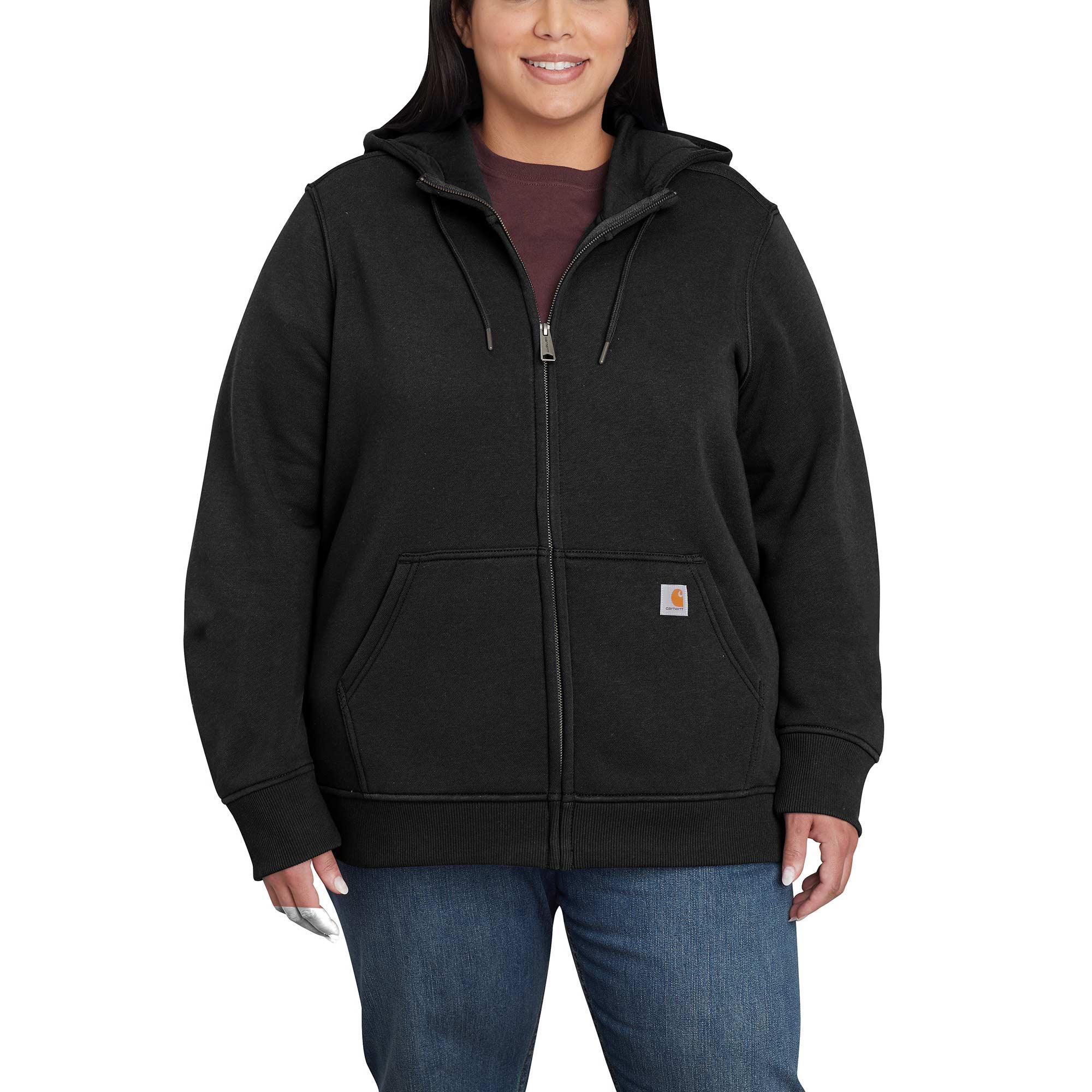 Carhartt 102788 Women's Clarksburg Full-Zip Hoodie - Black | FullSource.com