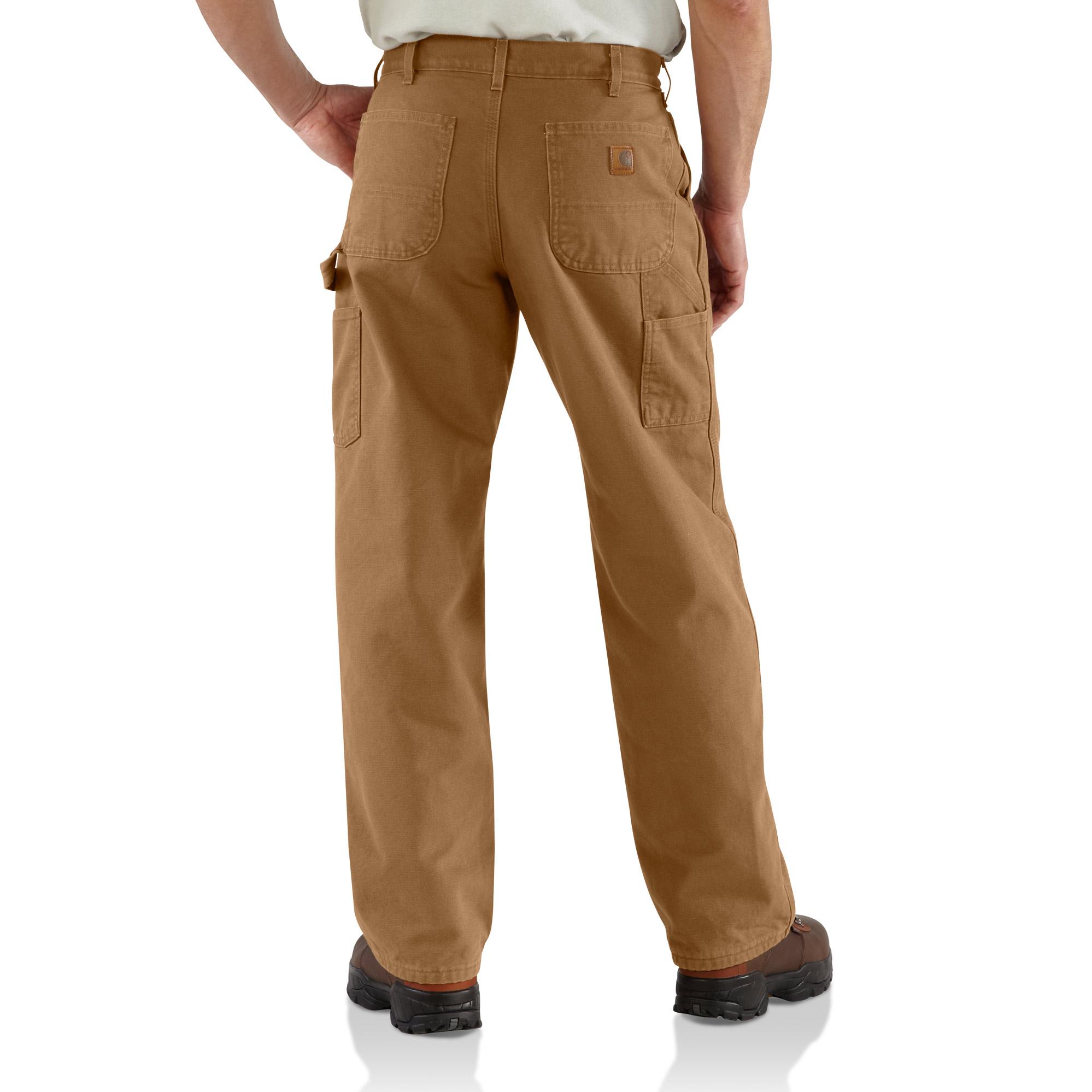 Carhartt Men's Washed Duck Work Loose Fit Pant Traditions, 40% OFF