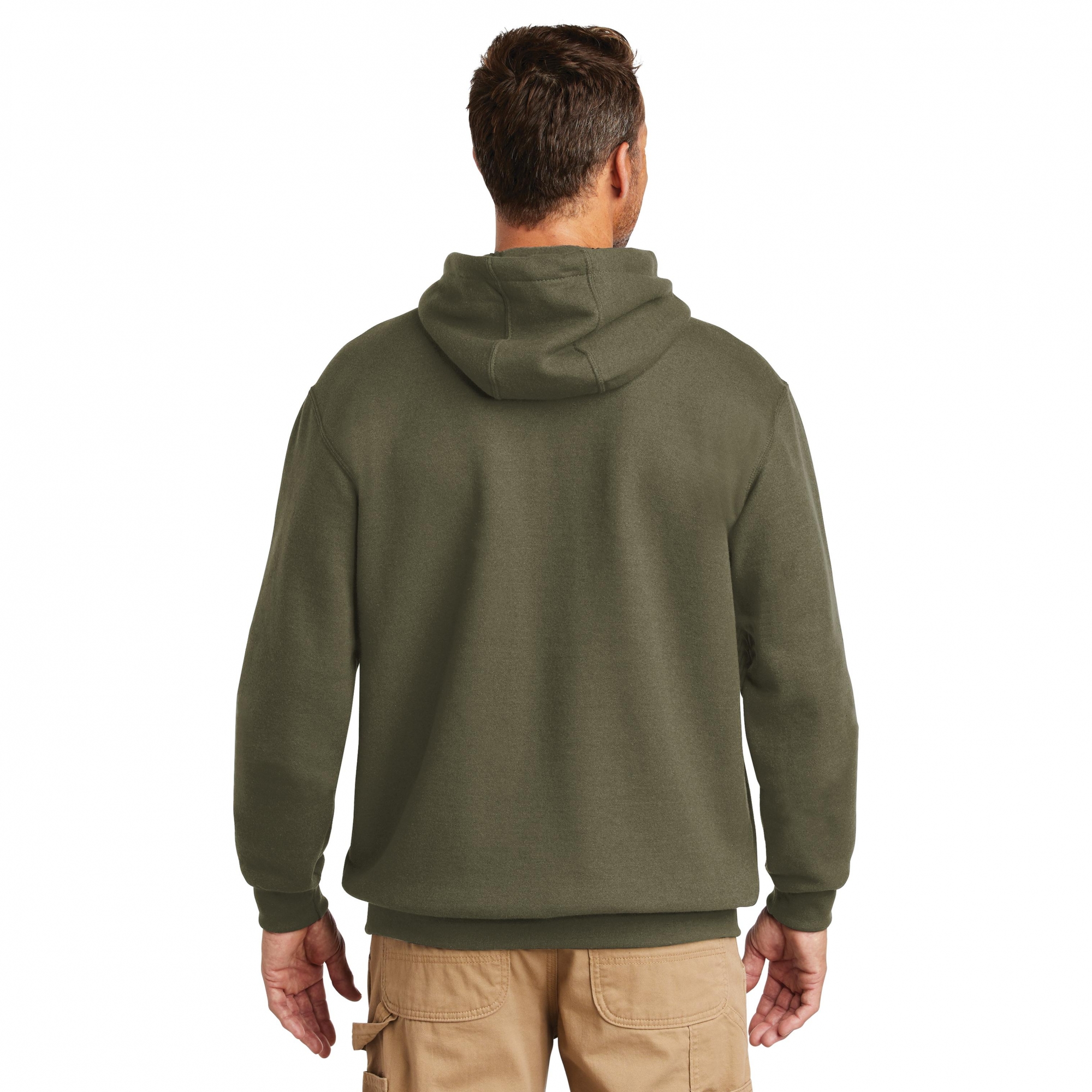 moss green sweatshirt