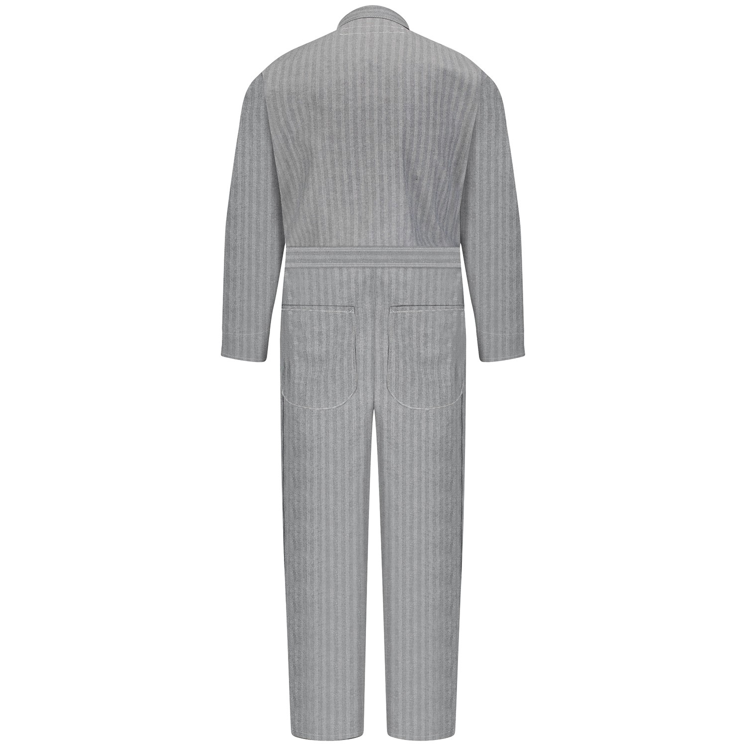 Red Kap CC14 Snap-Front Cotton Coveralls - Herringbone | Full Source