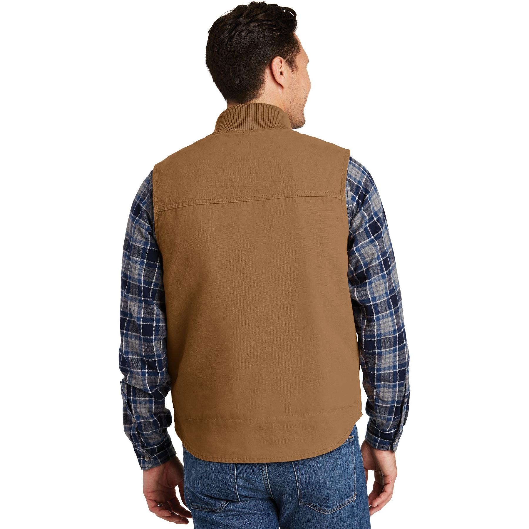 CornerStone CSV40 Washed Duck Cloth Vest - Duck Brown | Full Source